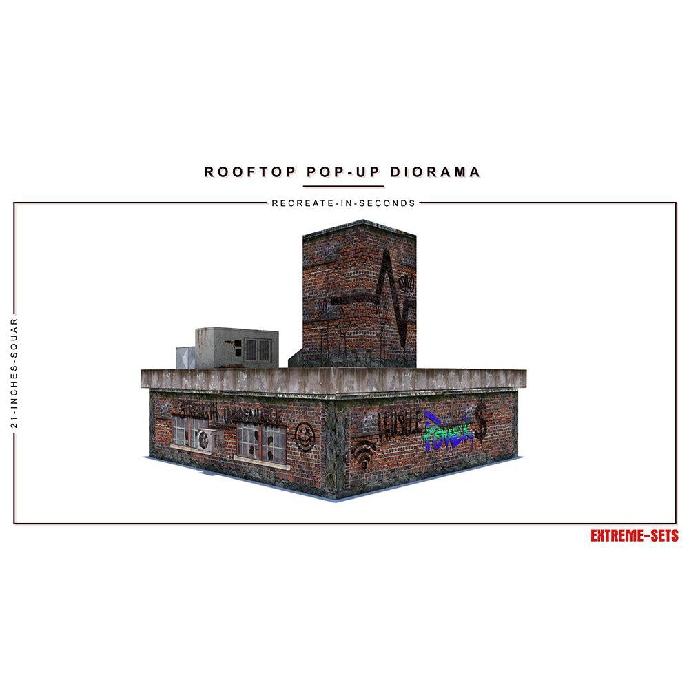 Rooftop Pop-Up - Diorama - 1/12-Actionfiguren-Extreme Sets-Mighty Underground