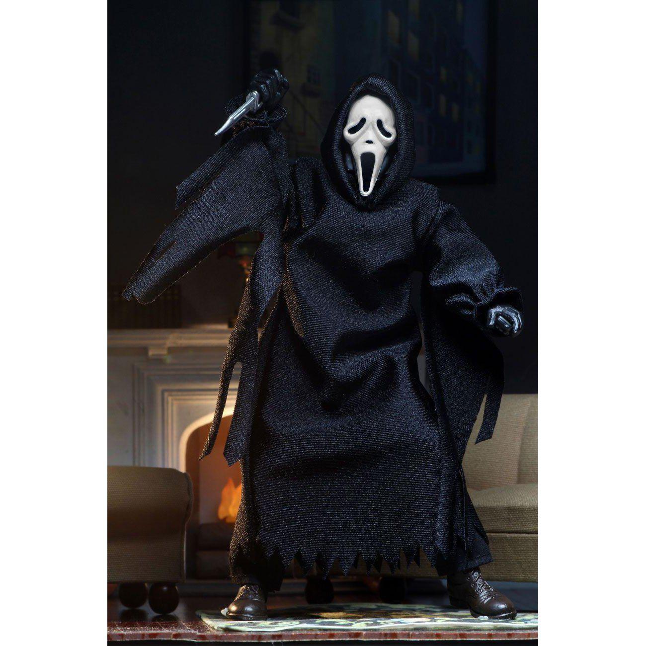 Scream: Ghostface (Retro) - Clothed 8 inch VORBESTELLUNG!-Actionfiguren-NECA-mighty-underground