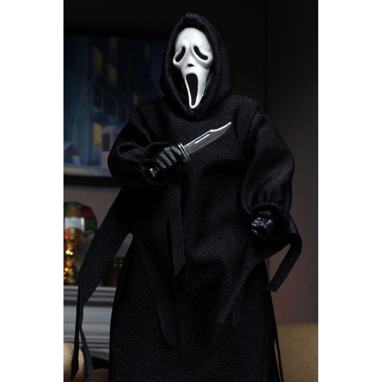 Scream: Ghostface (Retro) - Clothed 8 inch VORBESTELLUNG!-Actionfiguren-NECA-mighty-underground