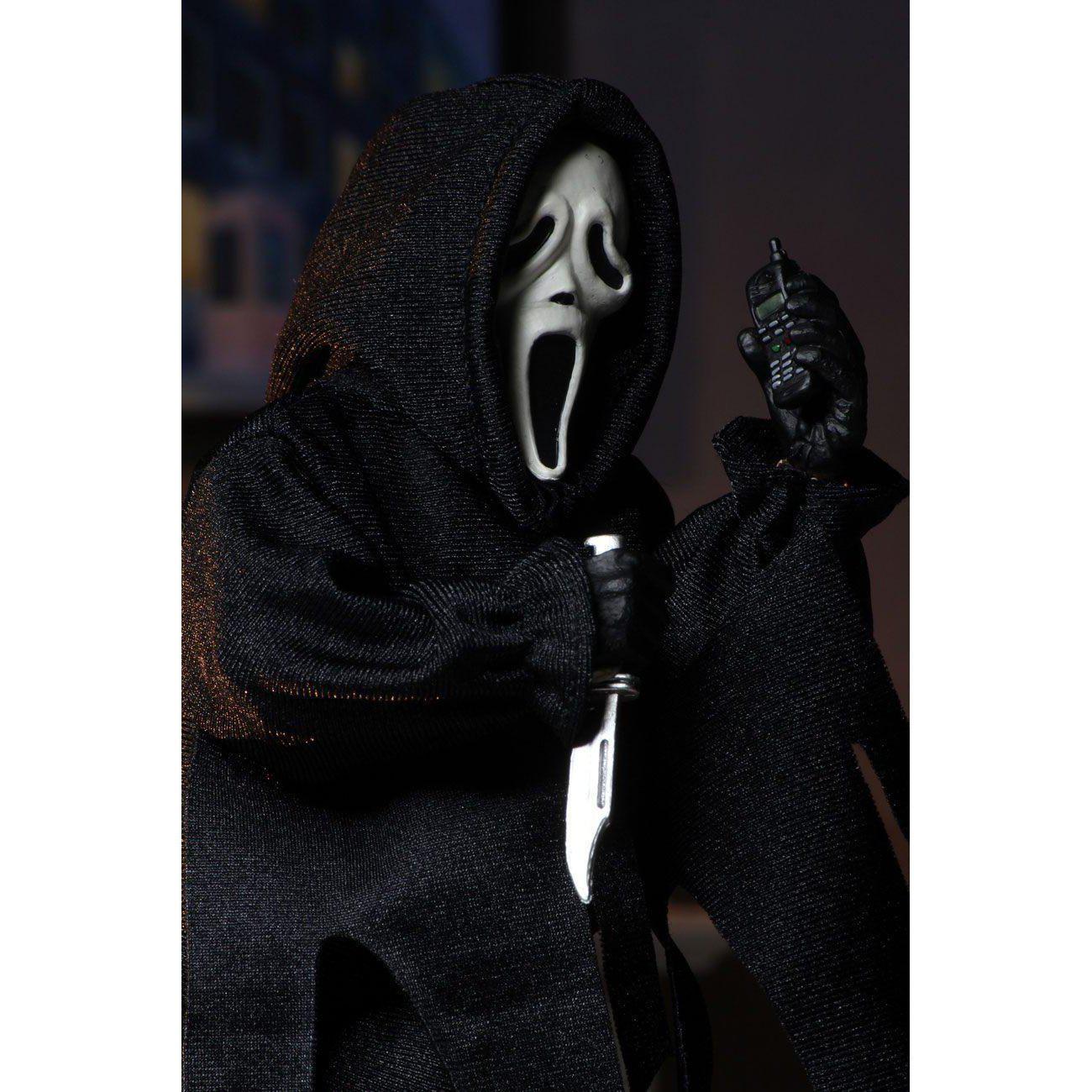 Scream: Ghostface (Retro) - Clothed 8 inch VORBESTELLUNG!-Actionfiguren-NECA-mighty-underground