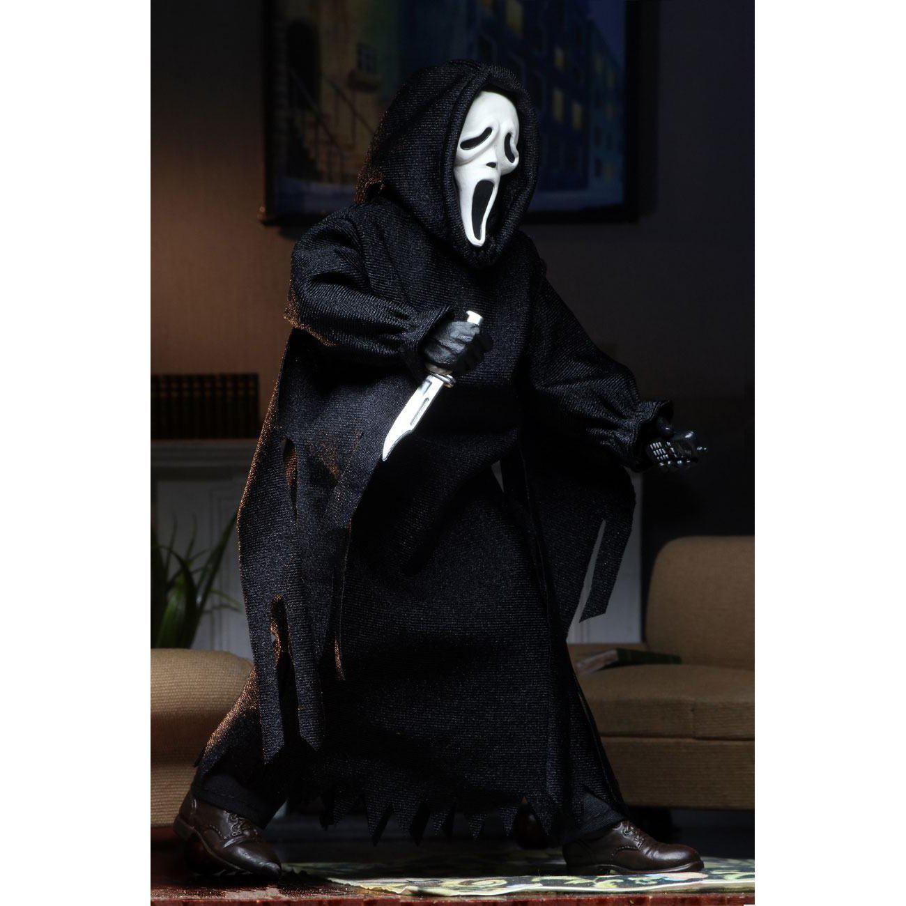 Scream: Ghostface (Retro) - Clothed 8 inch VORBESTELLUNG!-Actionfiguren-NECA-mighty-underground