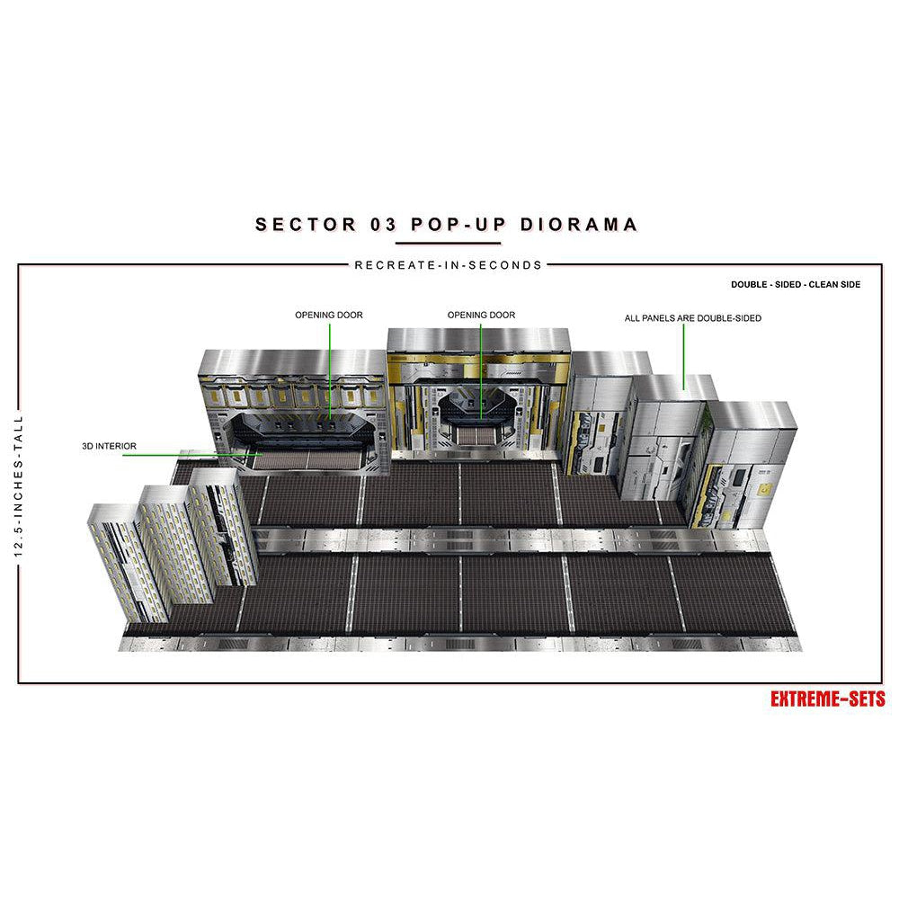 Sector 03 Pop-Up - Diorama - 1/12-Actionfiguren-Extreme Sets-Mighty Underground