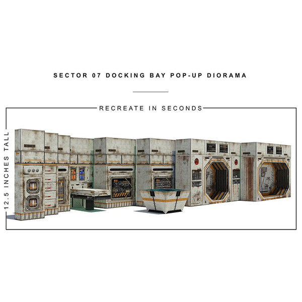 Sector 07 Docking Bay Pop-Up - Diorama - 1/12-Actionfiguren-Extreme Sets-Mighty Underground