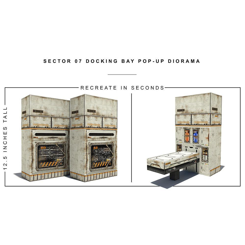 Sector 07 Docking Bay Pop-Up - Diorama - 1/12-Actionfiguren-Extreme Sets-Mighty Underground