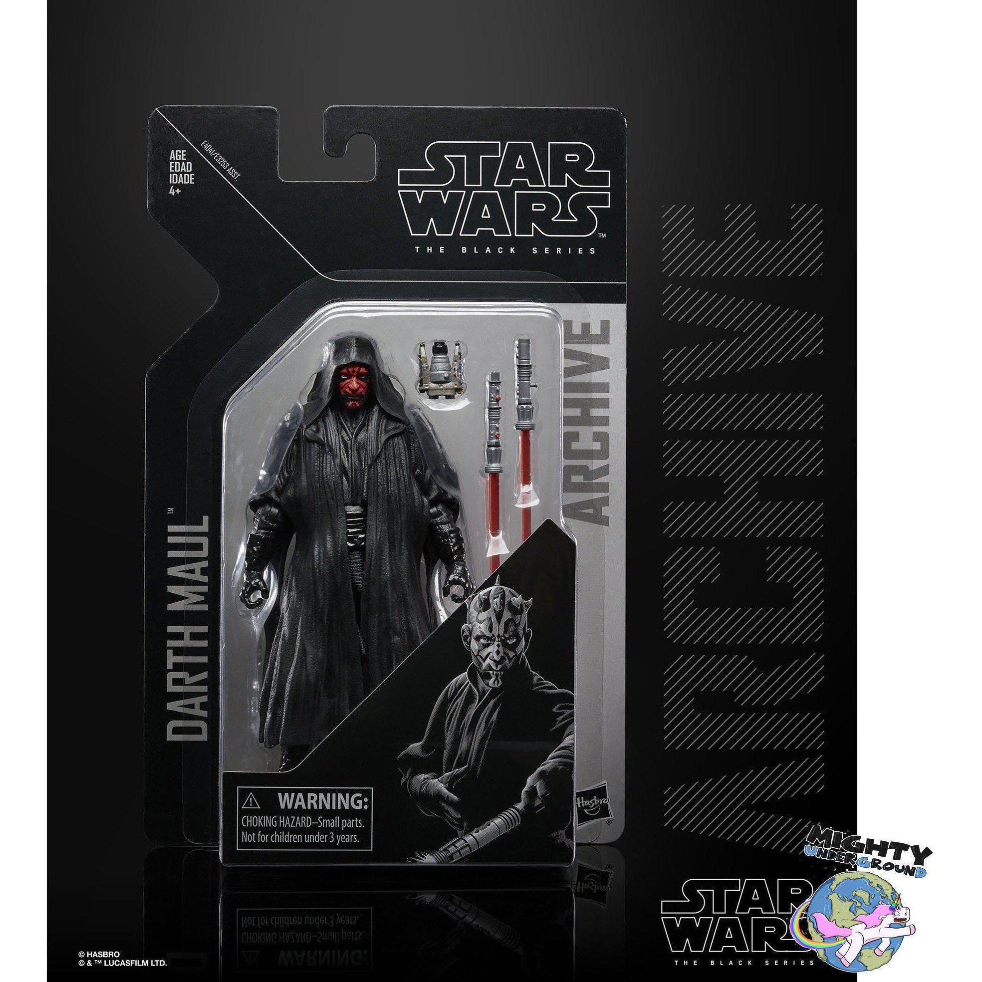 Star Wars Black Series Archive : Darth Maul (Episode I)-Actionfiguren-Hasbro-mighty-underground