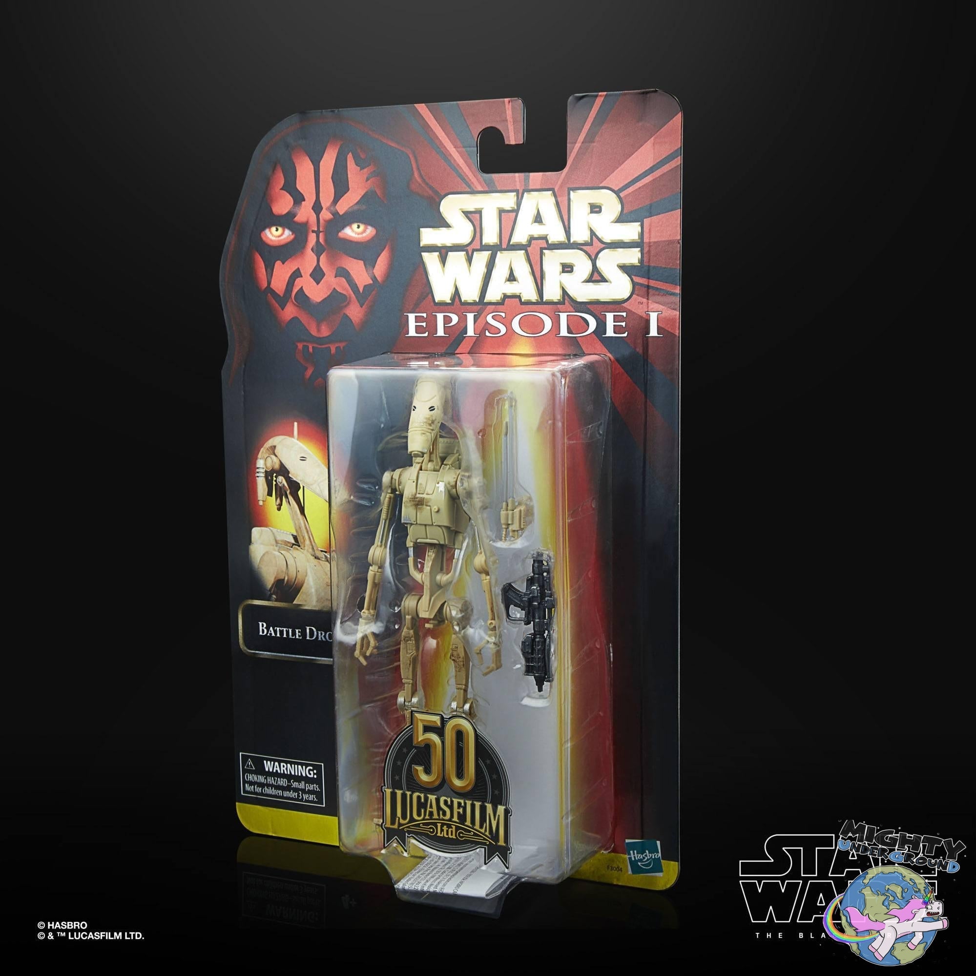 Star Wars Black Series: Battle Droid (Episode I - Lucasfilm 50th Anniversary) VORBESTELLUNG!-Actionfiguren-Hasbro-Mighty Underground