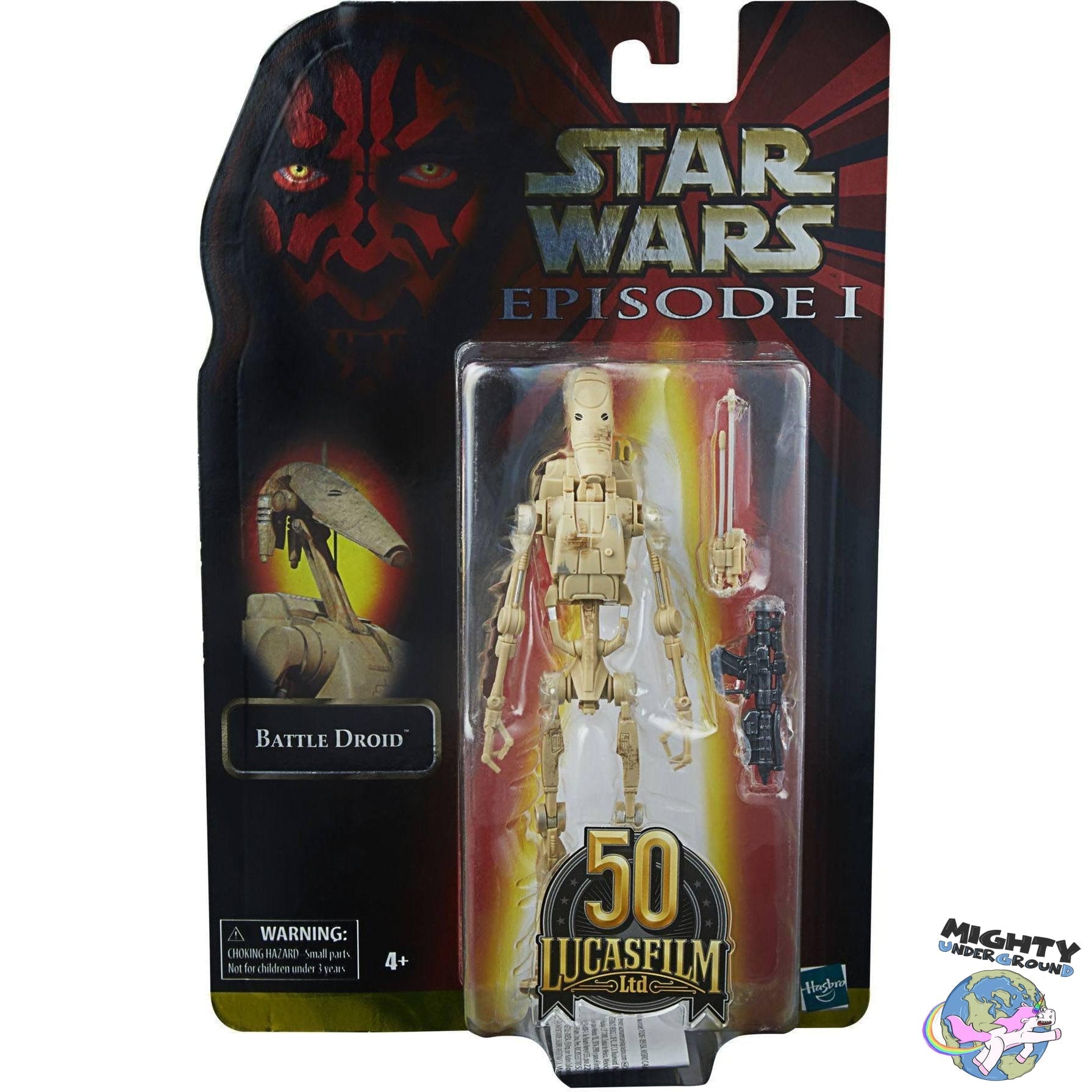 Star Wars Black Series: Battle Droid (Episode I - Lucasfilm 50th Anniversary) VORBESTELLUNG!-Actionfiguren-Hasbro-Mighty Underground