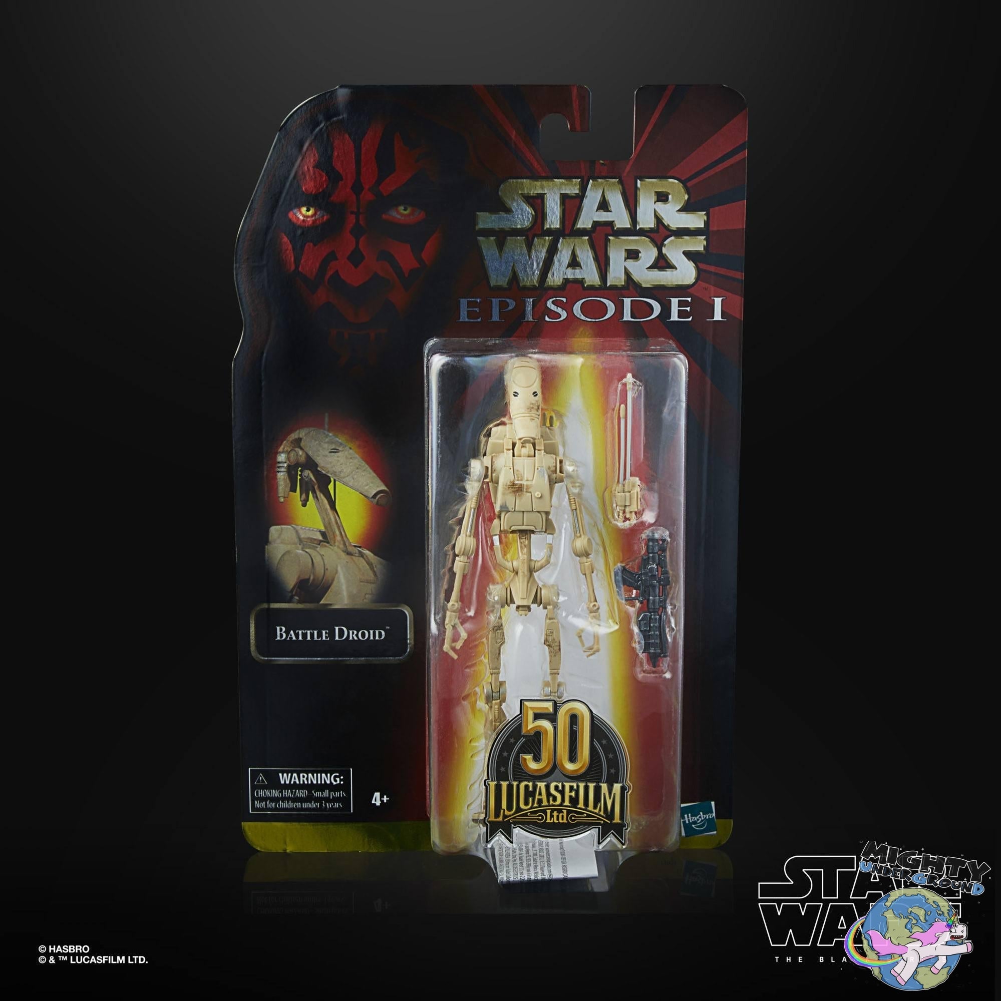 Star Wars Black Series: Battle Droid (Episode I - Lucasfilm 50th Anniversary) VORBESTELLUNG!-Actionfiguren-Hasbro-Mighty Underground