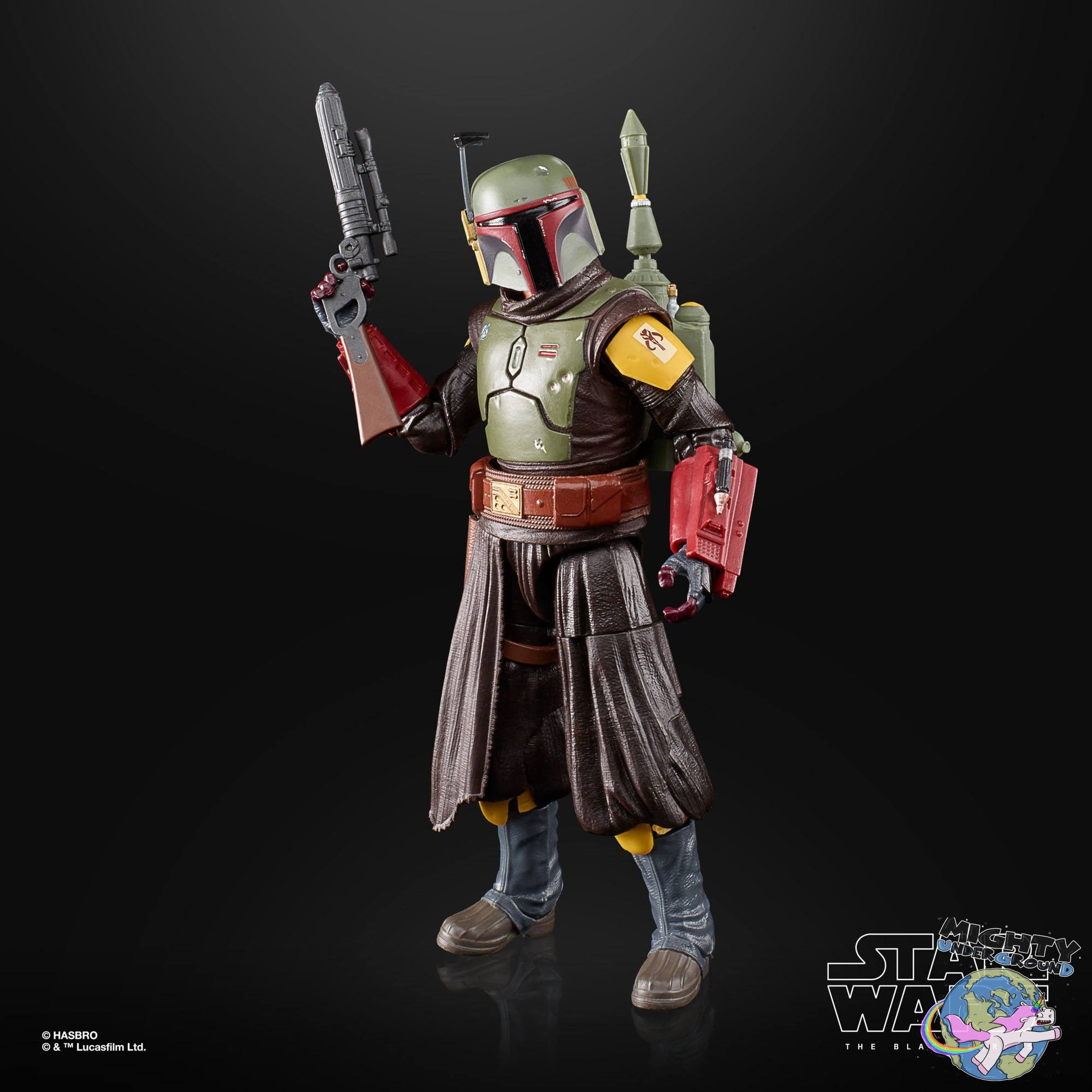 Star Wars Black Series: Boba Fett (Throne Room, The Book of Boba Fett)-Actionfiguren-Hasbro-Mighty Underground