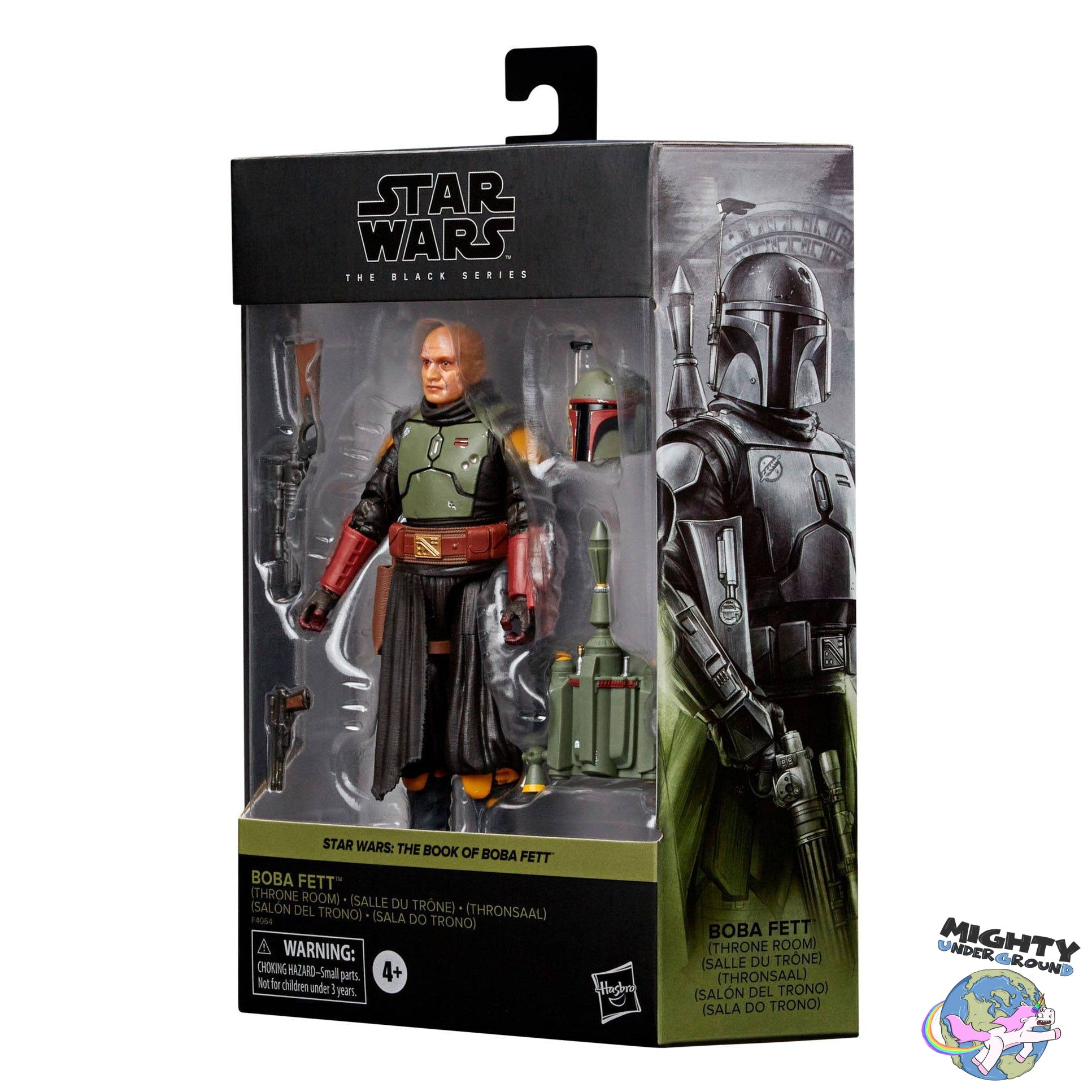 Star Wars Black Series: Boba Fett (Throne Room, The Book of Boba Fett)-Actionfiguren-Hasbro-Mighty Underground