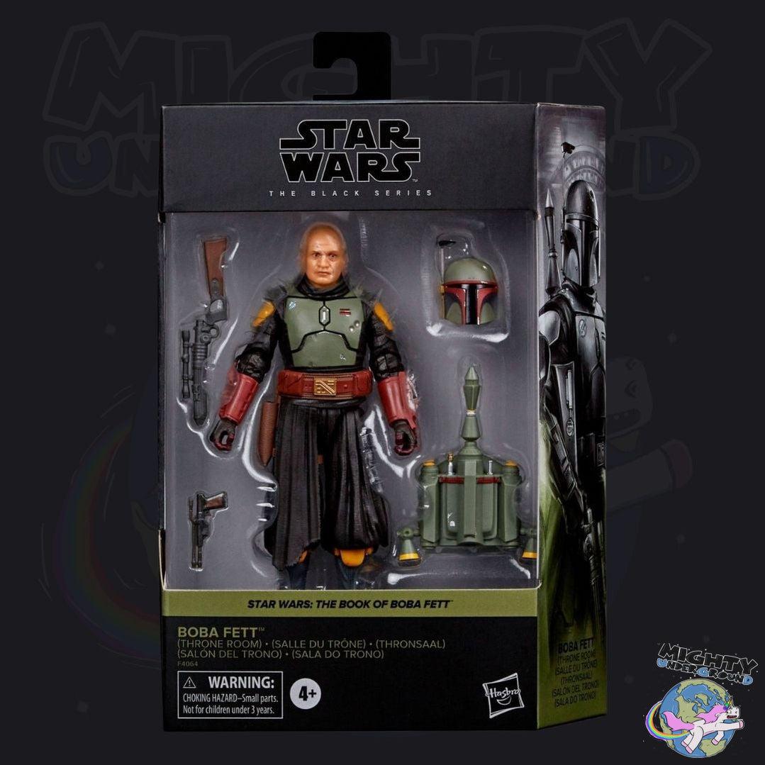 Star Wars Black Series: Boba Fett (Throne Room, The Book of Boba Fett)-Actionfiguren-Hasbro-Mighty Underground