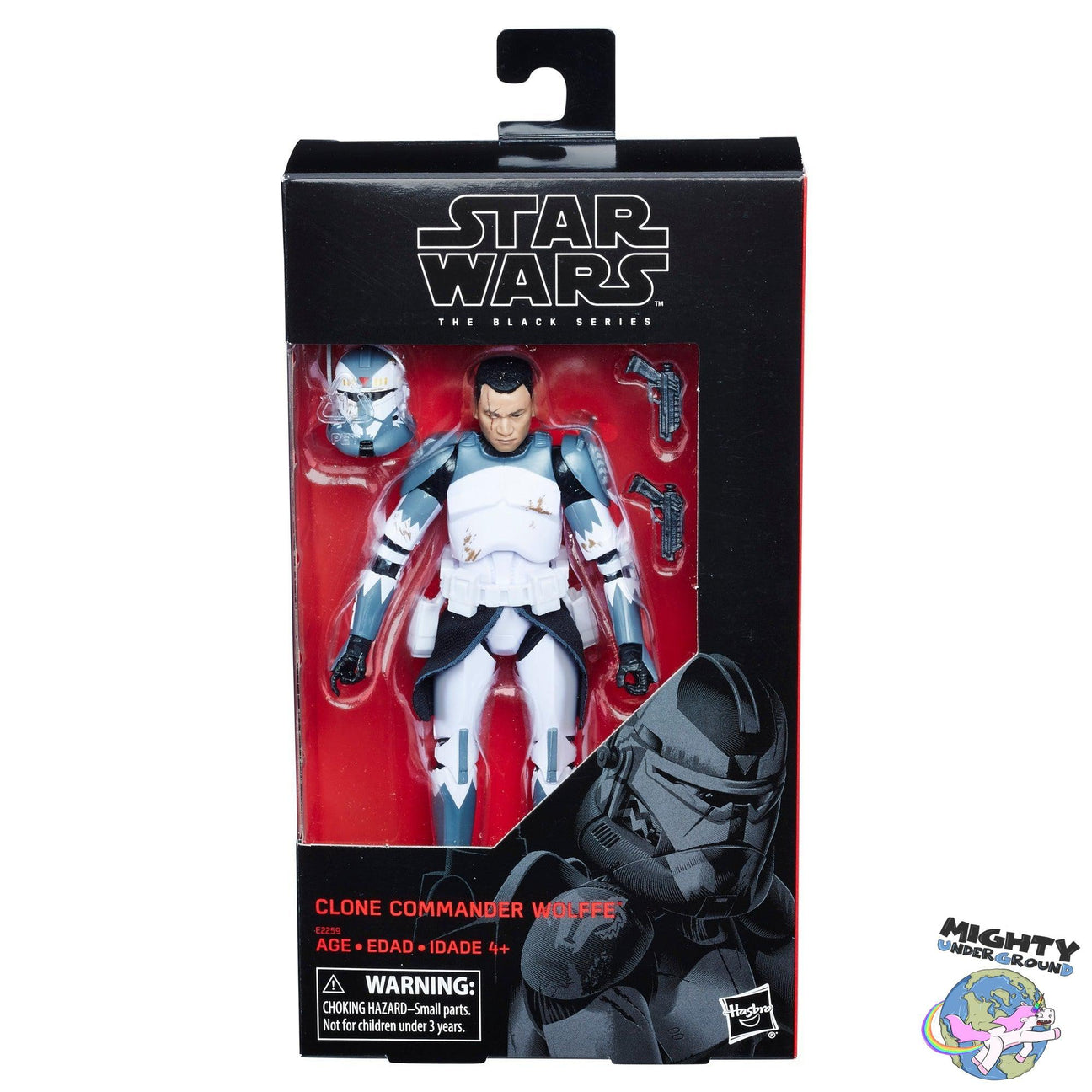 Star Wars Black Series: Clone Commander Wolffe (Clone Wars)-Actionfiguren-Hasbro-Mighty Underground