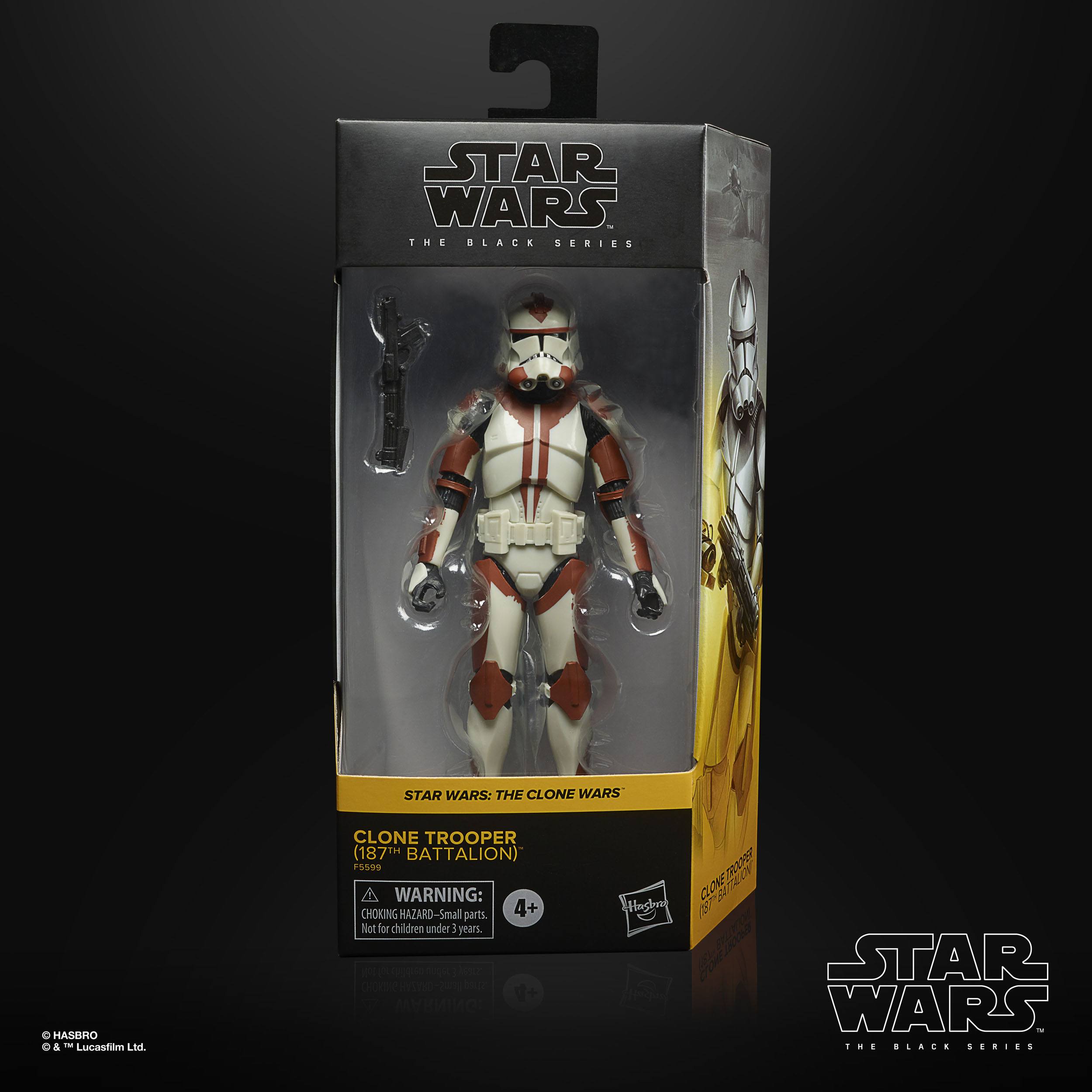 Star Wars Black Series: Clone Trooper (187th Battalion, Clone Wars)-Actionfiguren-Hasbro-Mighty Underground