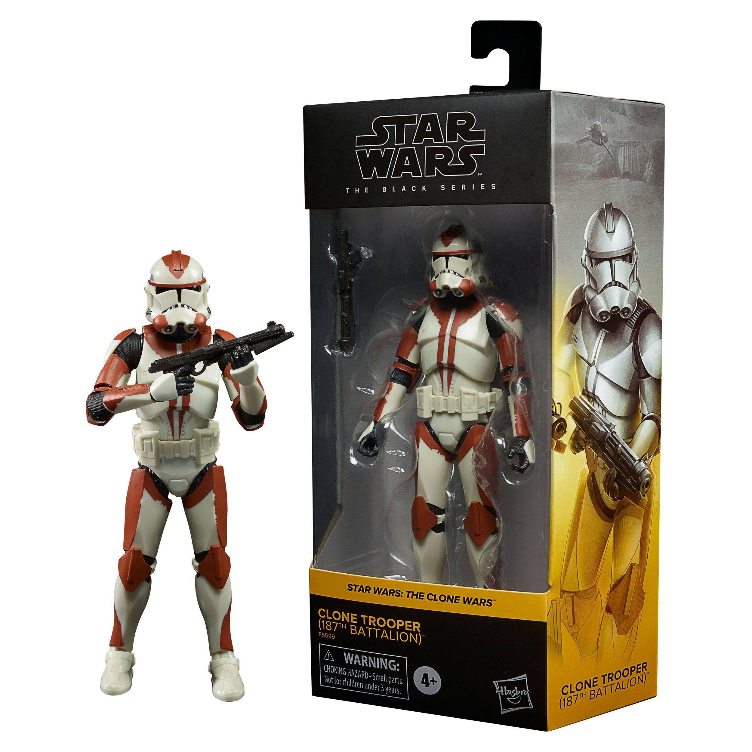 Star Wars Black Series: Clone Trooper (187th Battalion, Clone Wars)-Actionfiguren-Hasbro-Mighty Underground