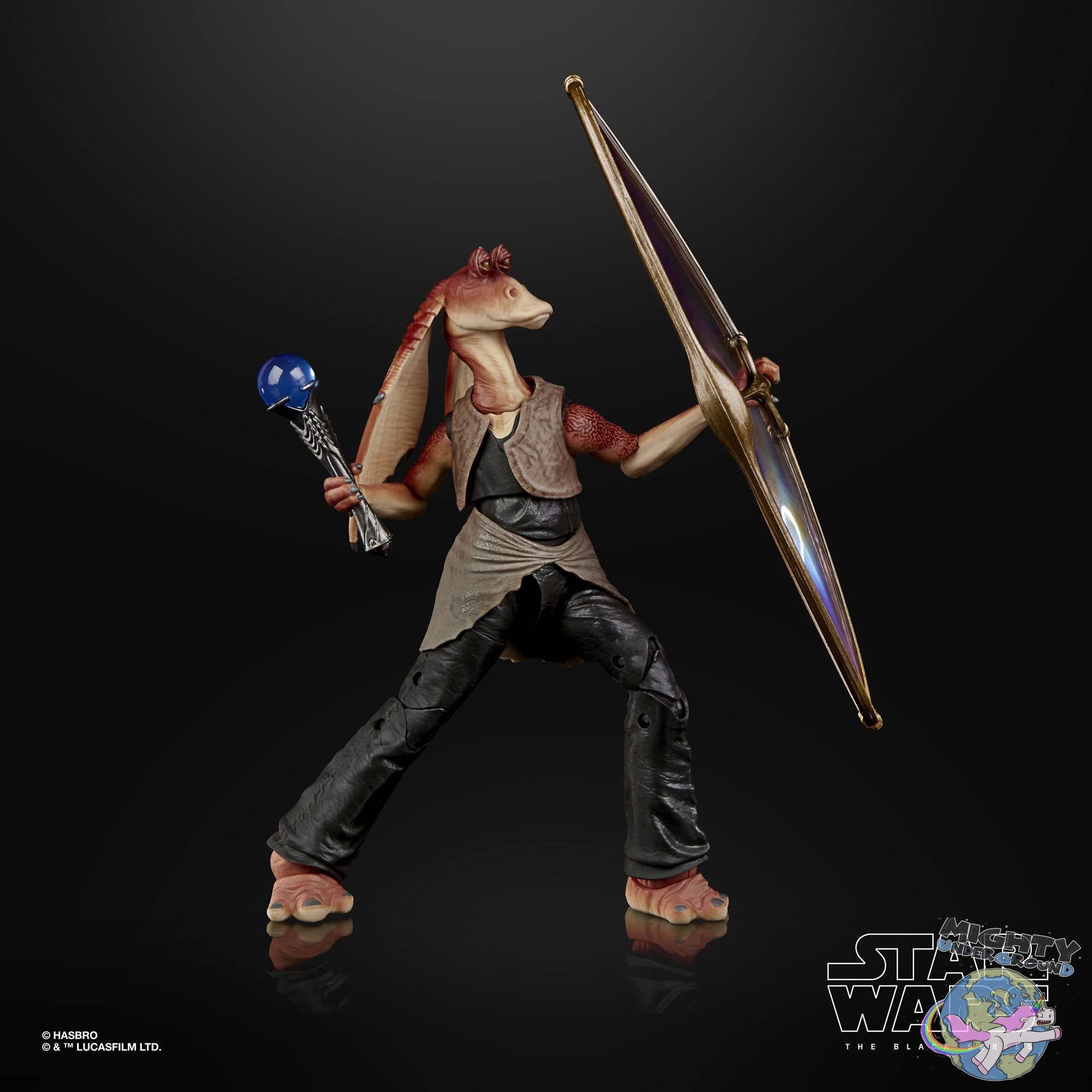 Star Wars Black Series: Deluxe Jar Jar Binks (Episode I)-Actionfiguren-Hasbro-Mighty Underground