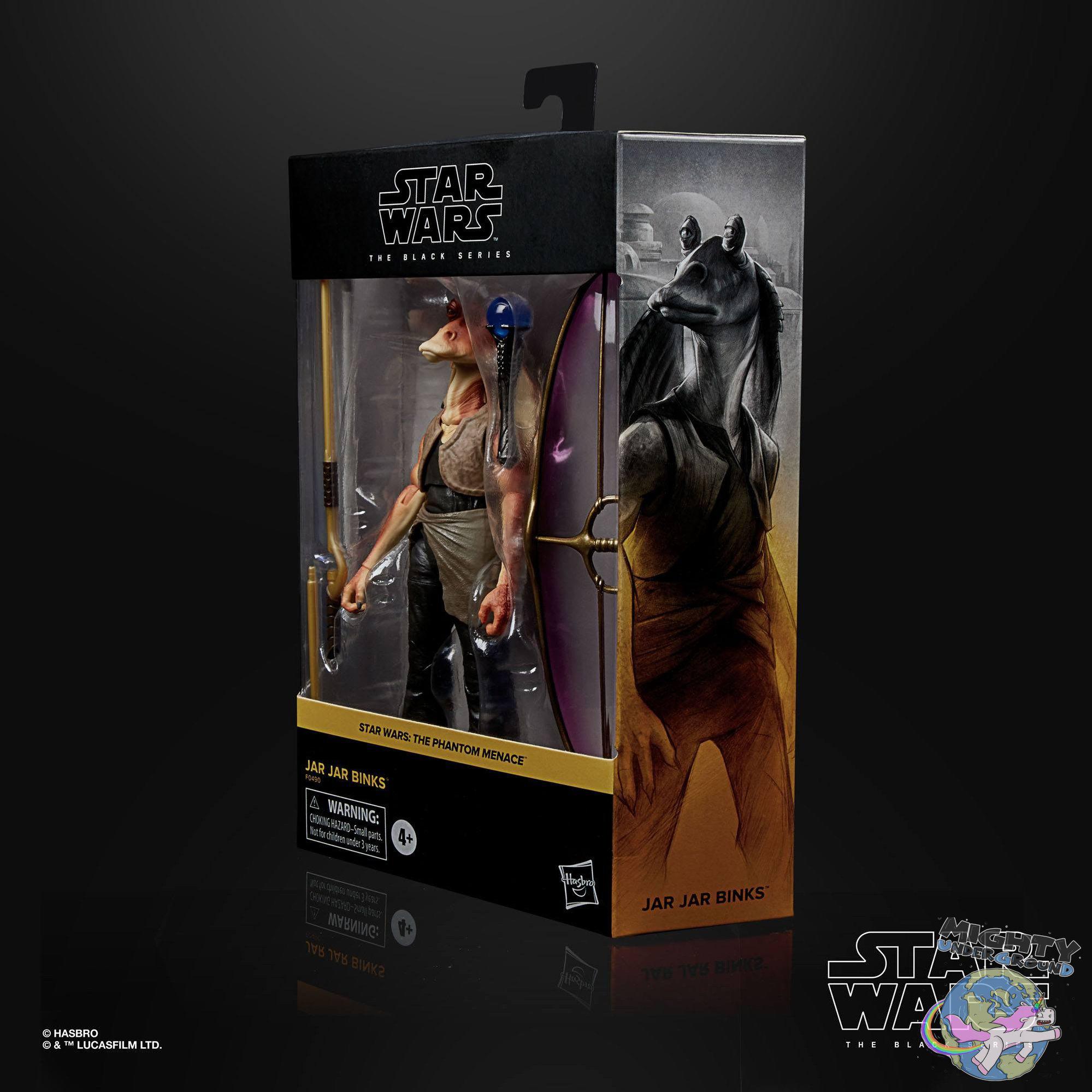 Star Wars Black Series: Deluxe Jar Jar Binks (Episode I)-Actionfiguren-Hasbro-Mighty Underground