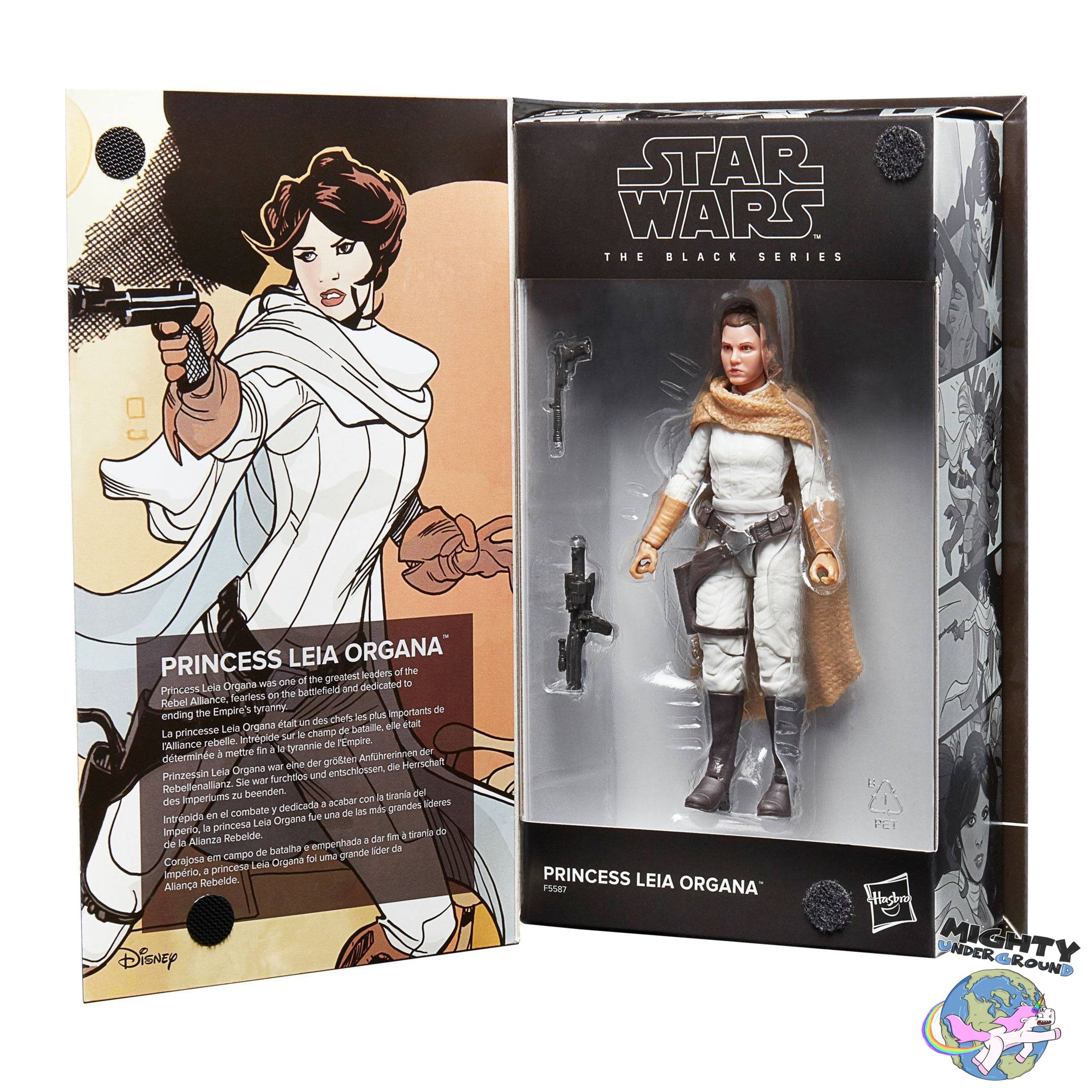 Star Wars Black Series: Leia Organa (Comic)-Actionfiguren-Hasbro-Mighty Underground