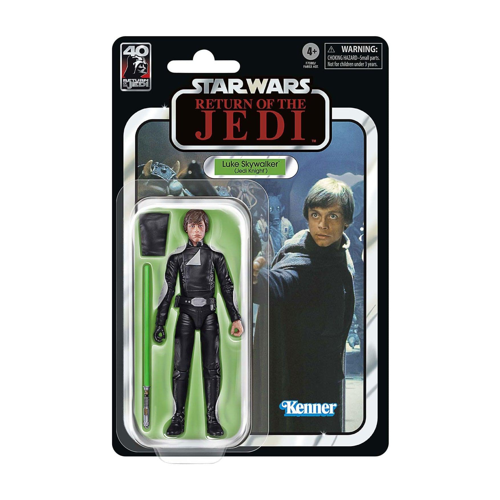 Star Wars Black Series: Luke Skywalker (Jedi Knight, EP VI, 40th Anniv.)-Actionfiguren-Hasbro-Mighty Underground