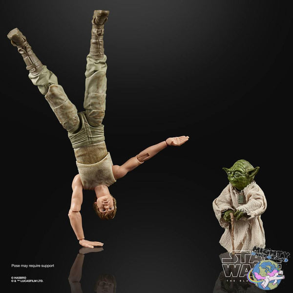 Star Wars Black Series: Luke Skywalker and Yoda (Episode V Jedi Training)-Actionfiguren-Hasbro-Mighty Underground