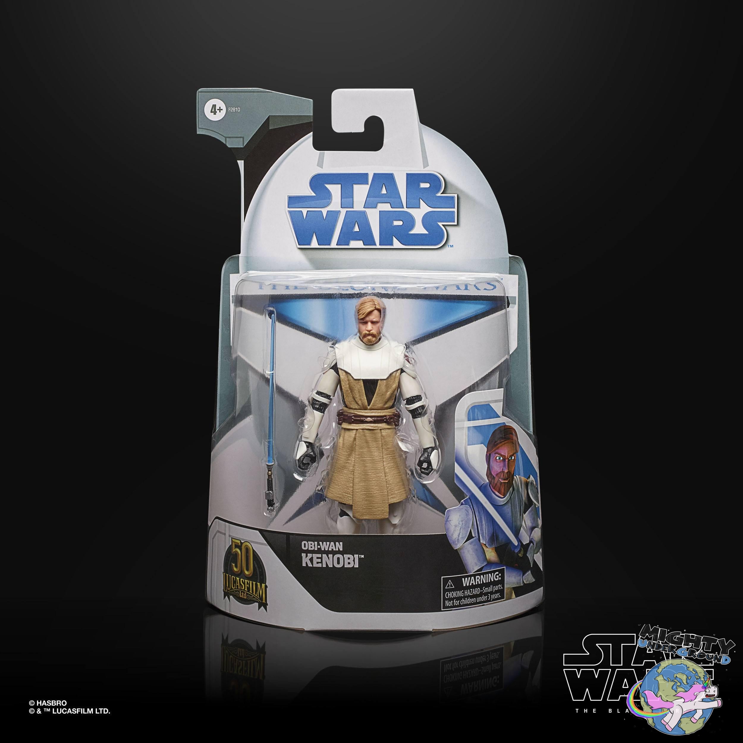 Star Wars Black Series: Obi-Wan Kenobi (The Clone Wars, 50th Anniversary) VORBESTELLUNG!-Actionfiguren-Hasbro-Mighty Underground