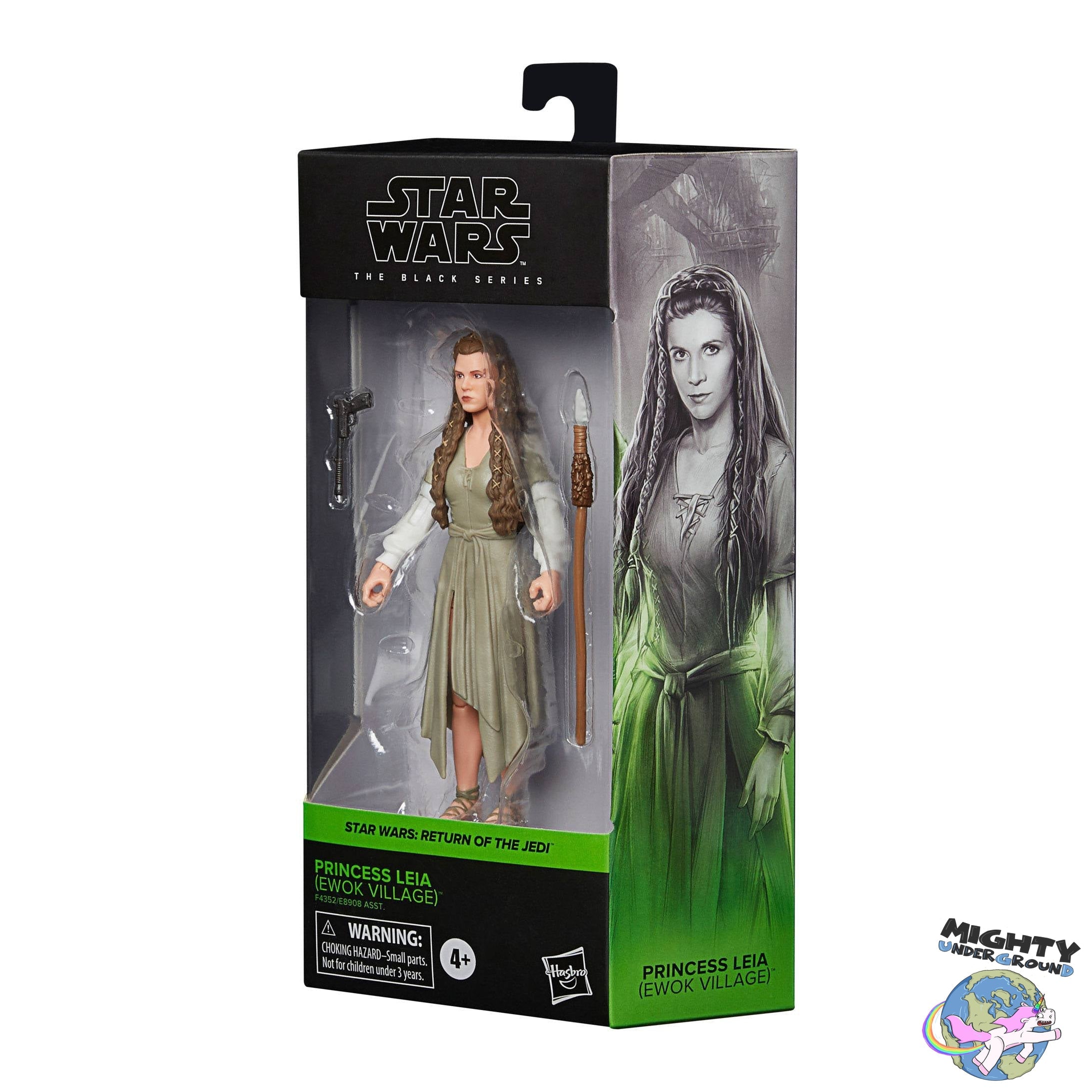 Star Wars Black Series: Princess Leia (Ewok Village, EP VI)-Actionfiguren-Hasbro-Mighty Underground