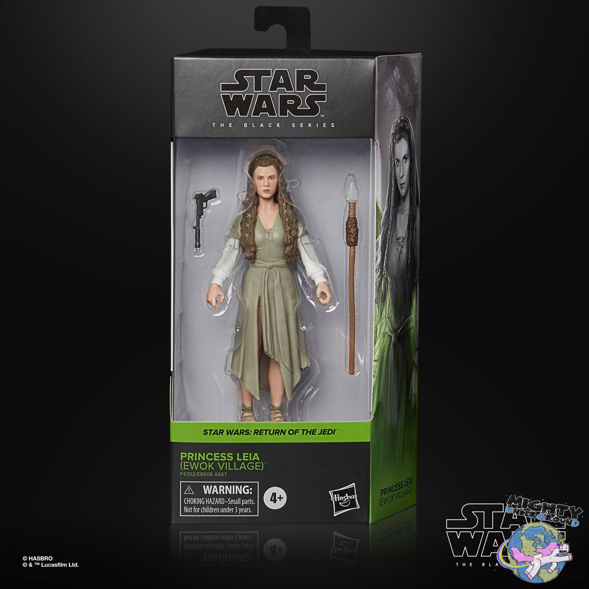 Star Wars Black Series: Princess Leia (Ewok Village, EP VI)-Actionfiguren-Hasbro-Mighty Underground