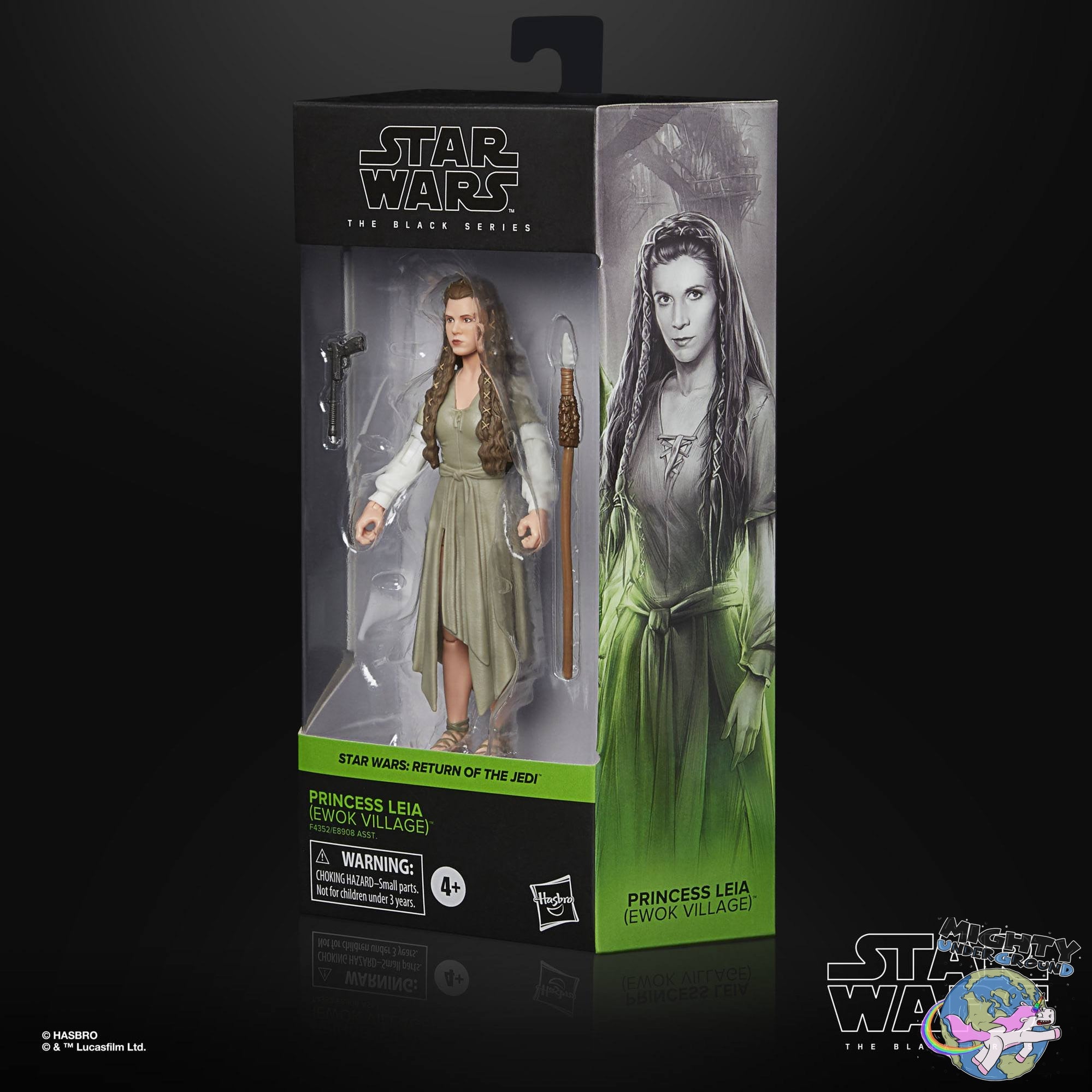 Star Wars Black Series: Princess Leia (Ewok Village, EP VI)-Actionfiguren-Hasbro-Mighty Underground