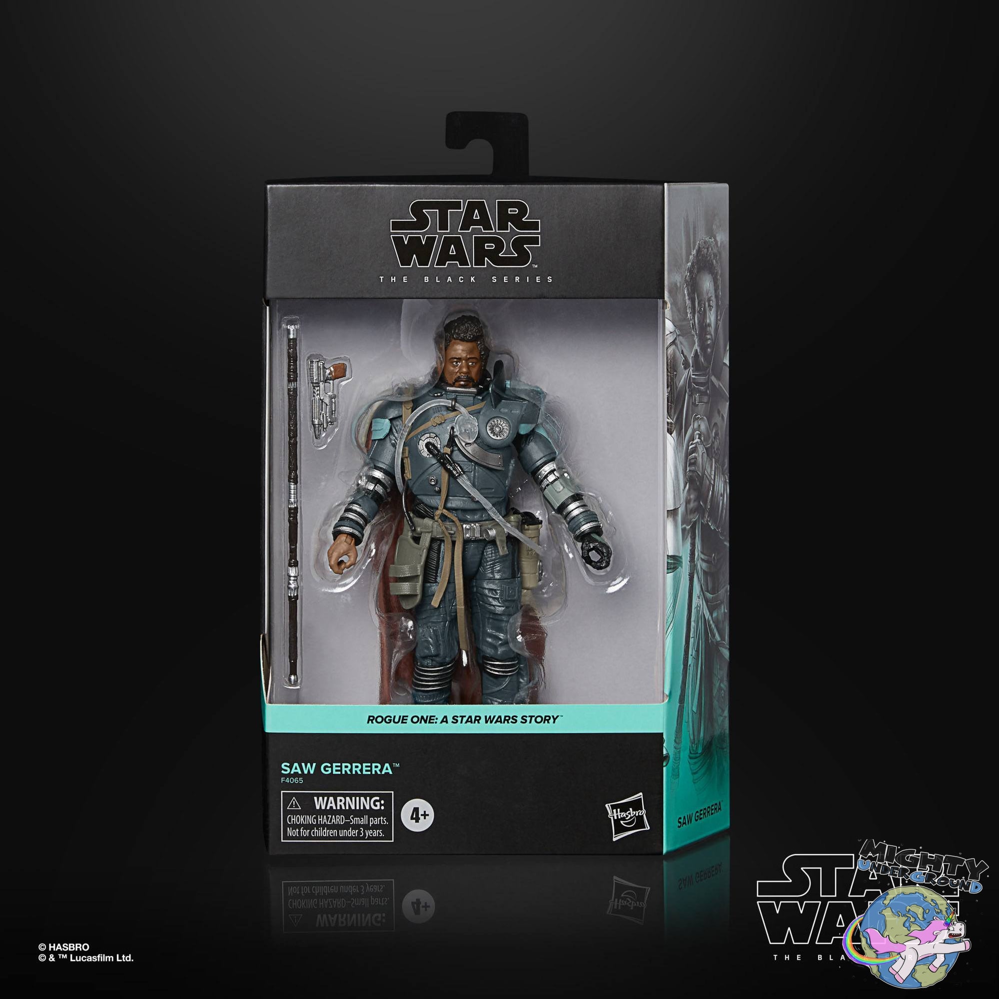 Star Wars Black Series: Saw Gerrera (Rogue One)-Actionfiguren-Hasbro-Mighty Underground