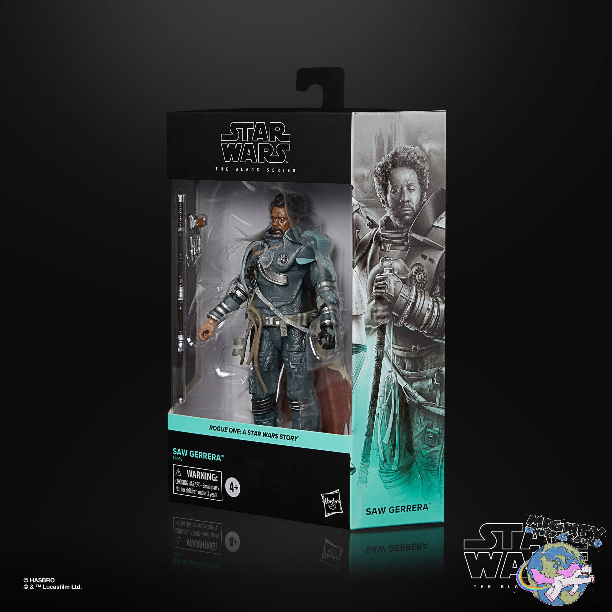 Star Wars Black Series: Saw Gerrera (Rogue One)-Actionfiguren-Hasbro-Mighty Underground