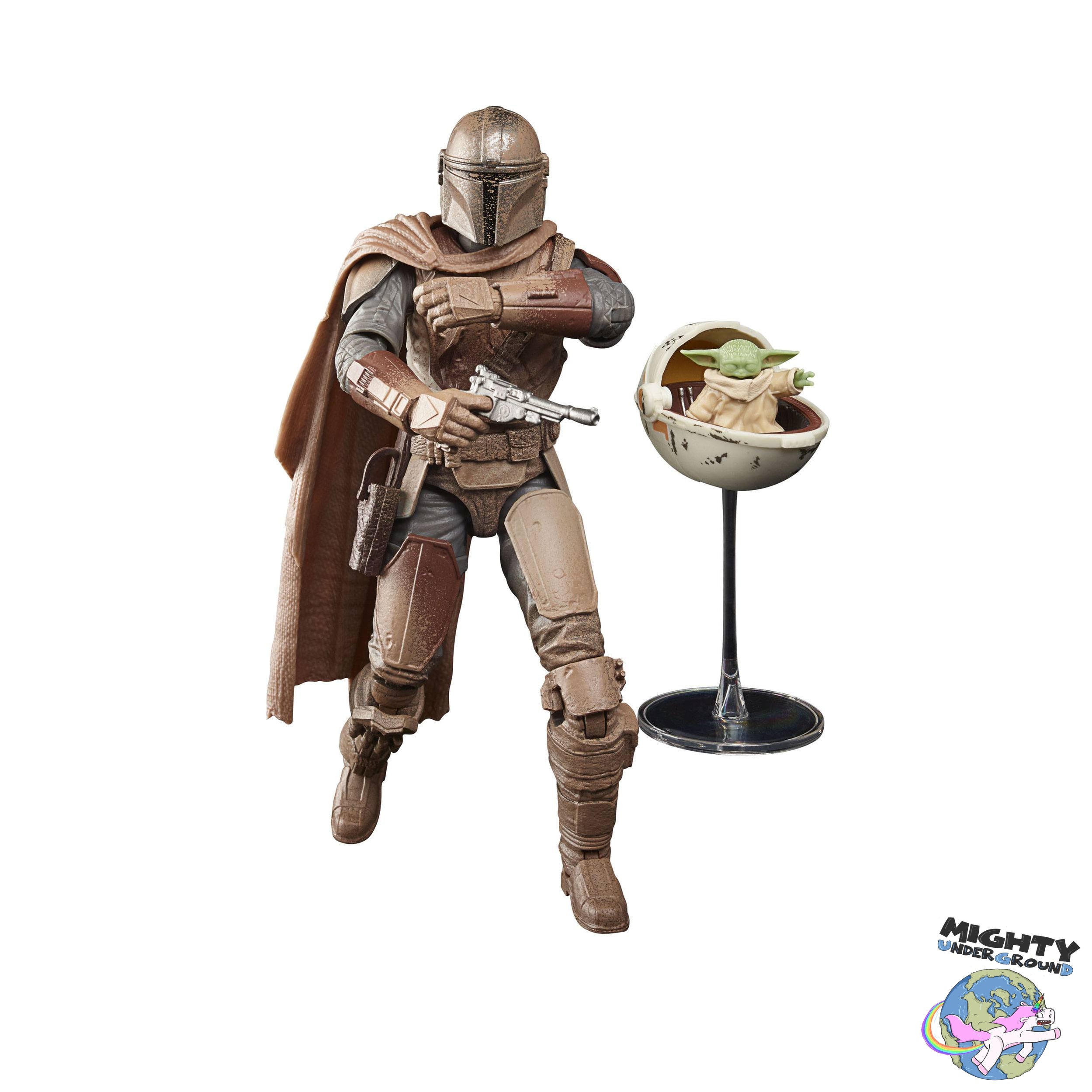 Star Wars Black Series: The Mandalorian & Grogu (Arvala-7)-Actionfiguren-Hasbro-Mighty Underground