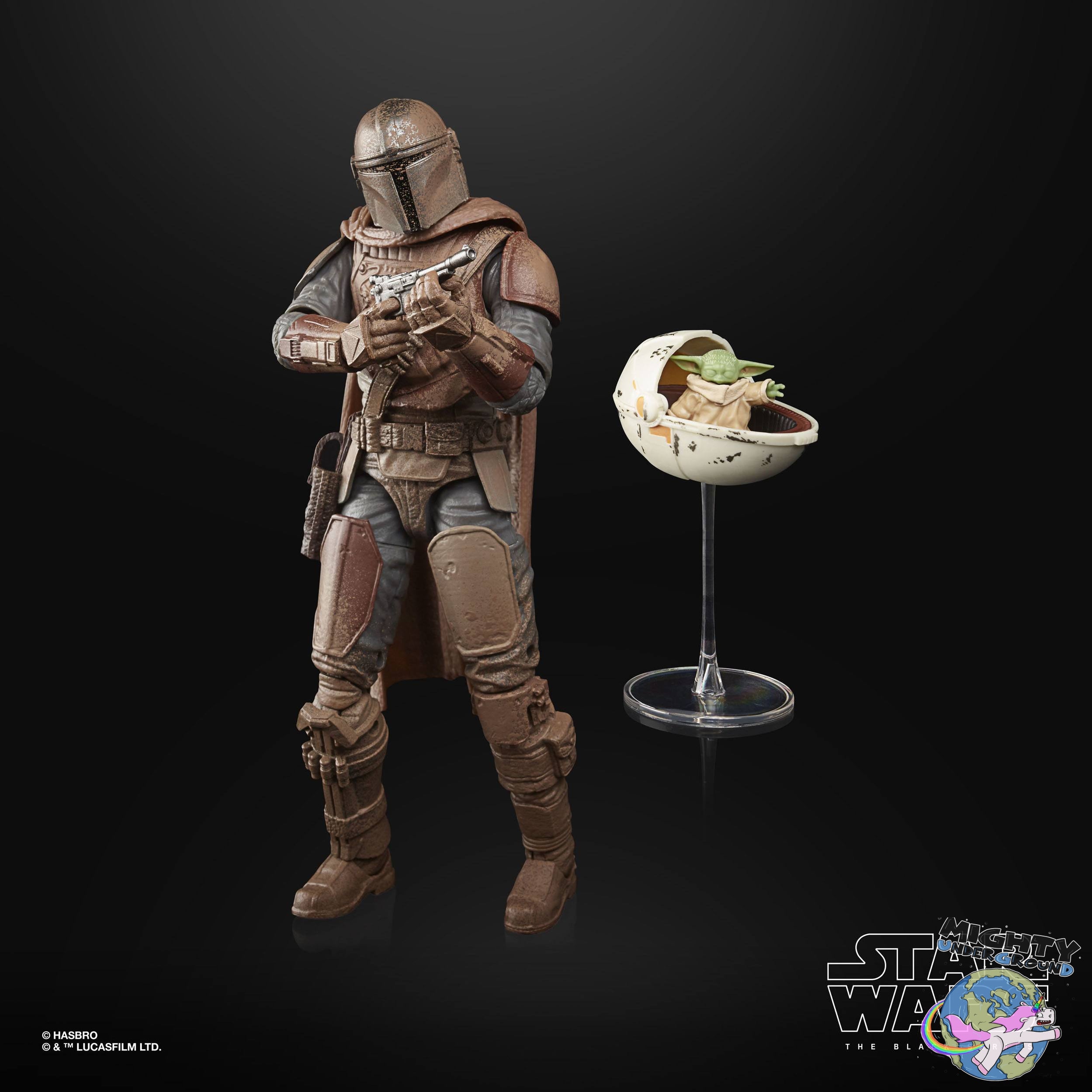 Star Wars Black Series: The Mandalorian & Grogu (Arvala-7)-Actionfiguren-Hasbro-Mighty Underground