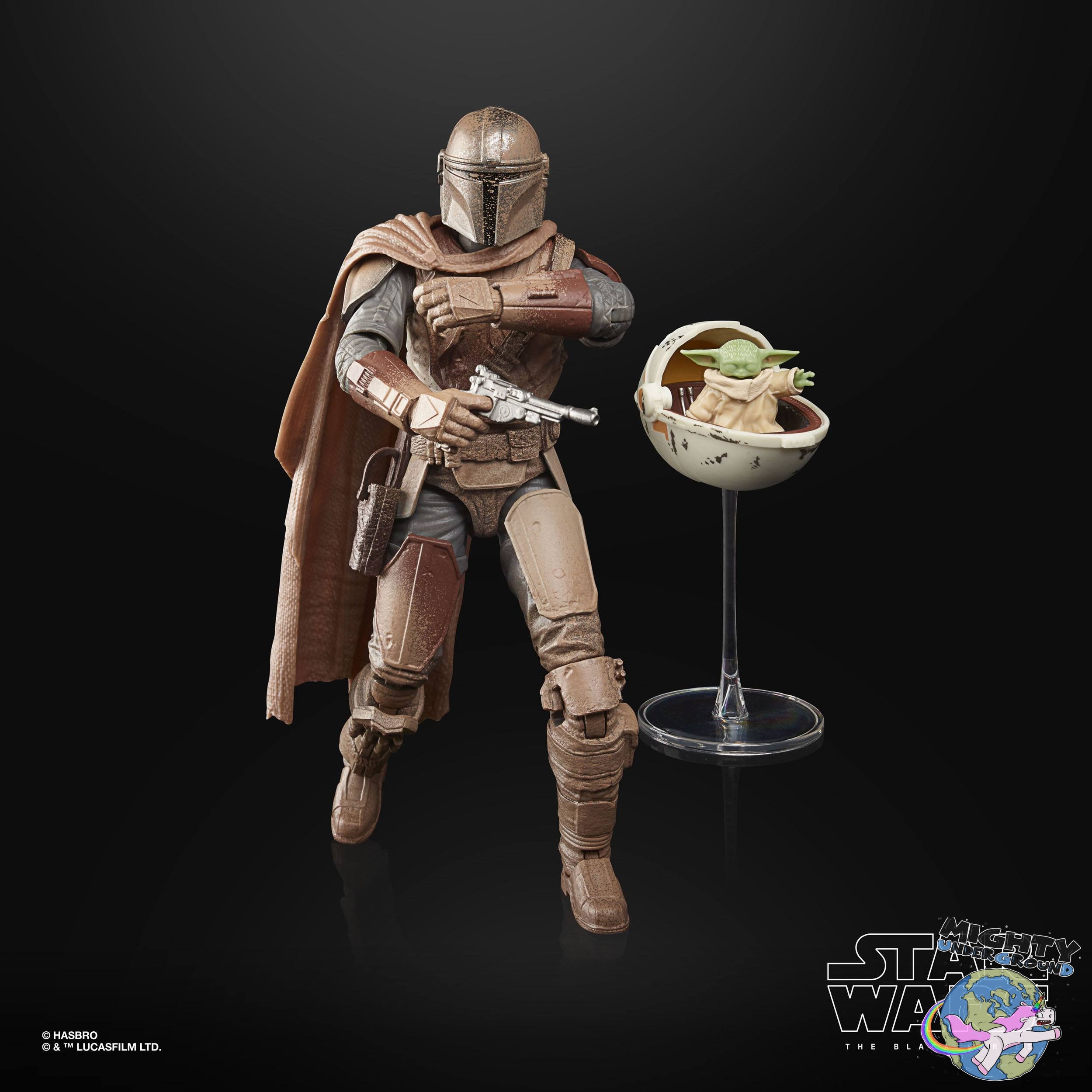 Star Wars Black Series: The Mandalorian & Grogu (Arvala-7)-Actionfiguren-Hasbro-Mighty Underground