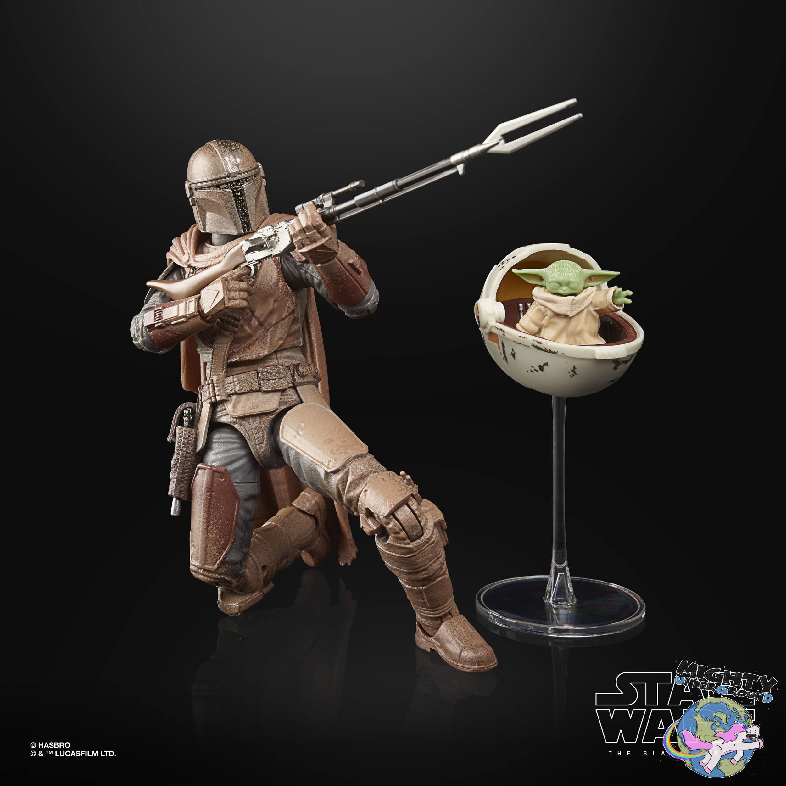 Star Wars Black Series: The Mandalorian & Grogu (Arvala-7)-Actionfiguren-Hasbro-Mighty Underground