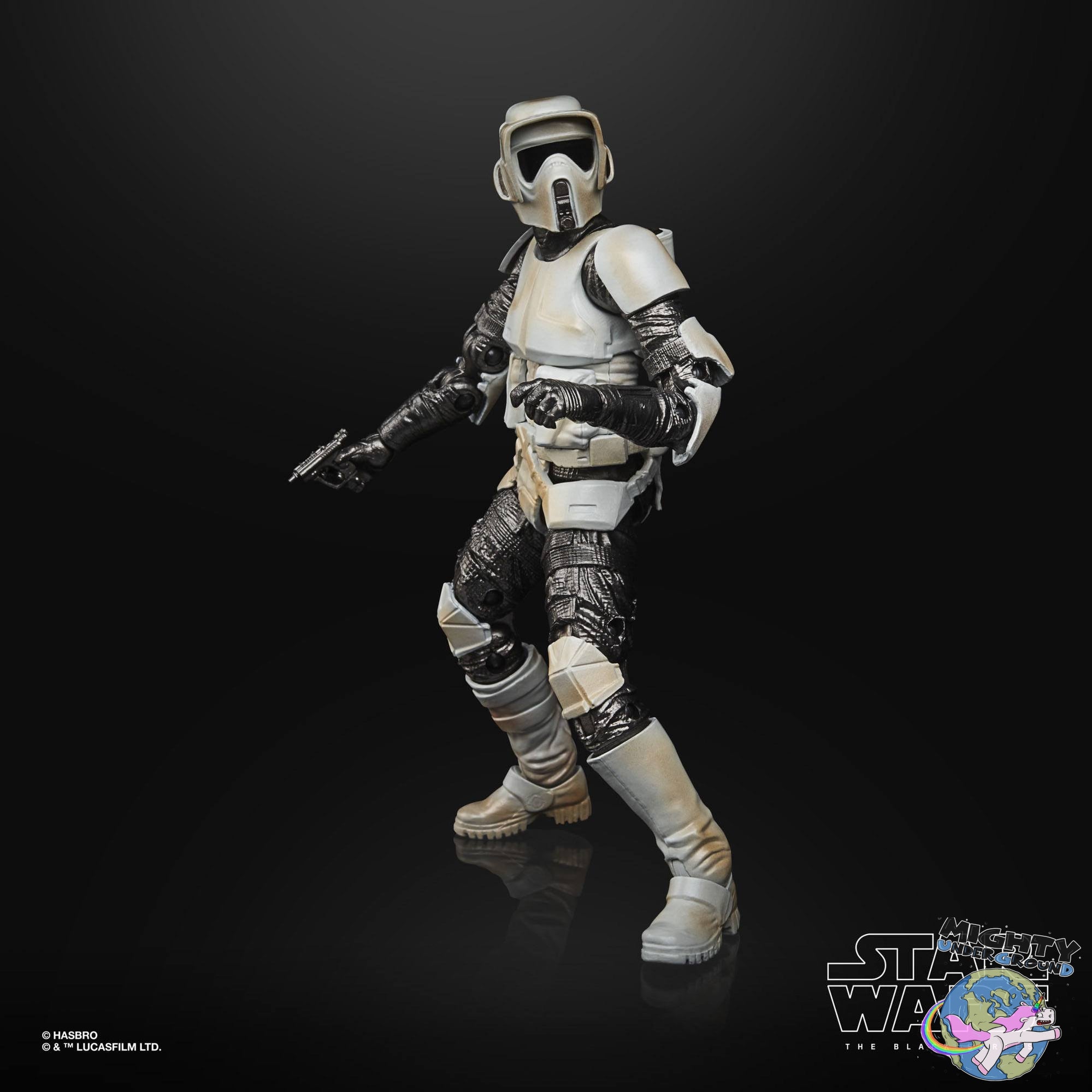 Star Wars Black Series: The Mandalorian - Scout Trooper (Carbonized)-Actionfiguren-Hasbro-Mighty Underground