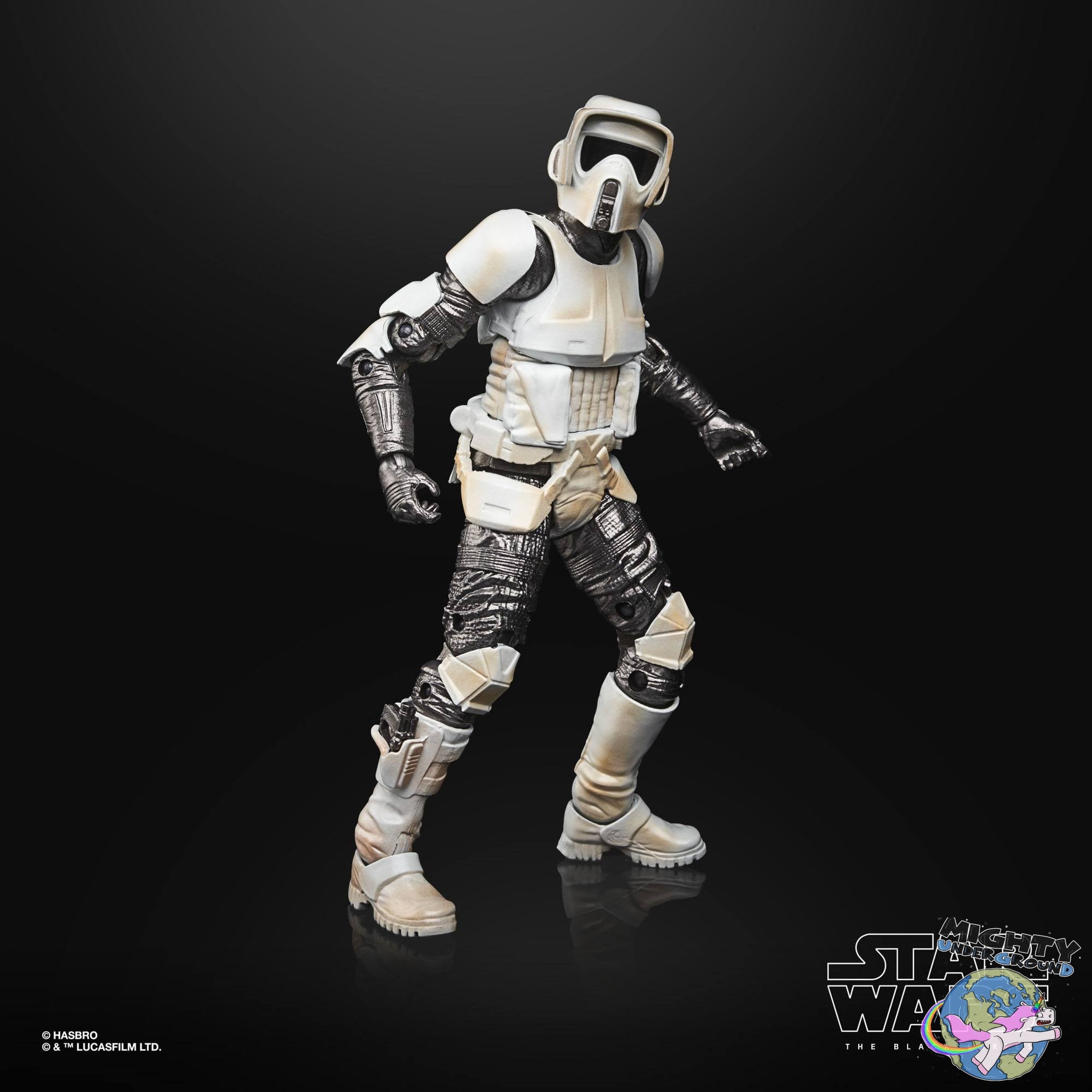 Star Wars Black Series: The Mandalorian - Scout Trooper (Carbonized)-Actionfiguren-Hasbro-Mighty Underground