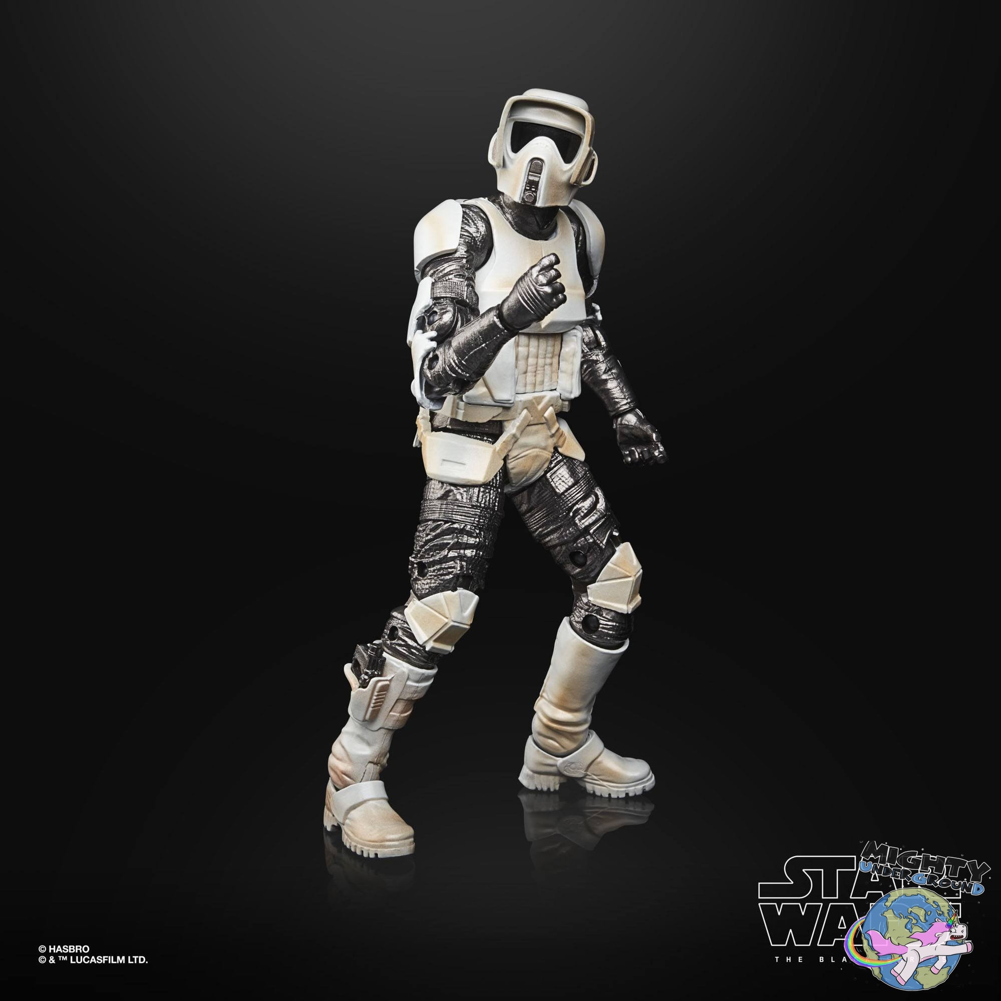 Star Wars Black Series: The Mandalorian - Scout Trooper (Carbonized)-Actionfiguren-Hasbro-Mighty Underground