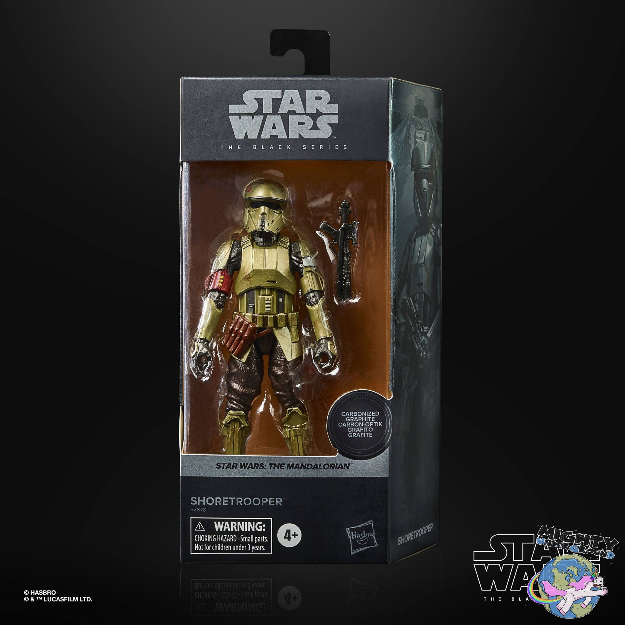 Star Wars Black Series: The Mandalorian - Shoretrooper (Carbonized)-Actionfiguren-Hasbro-Mighty Underground