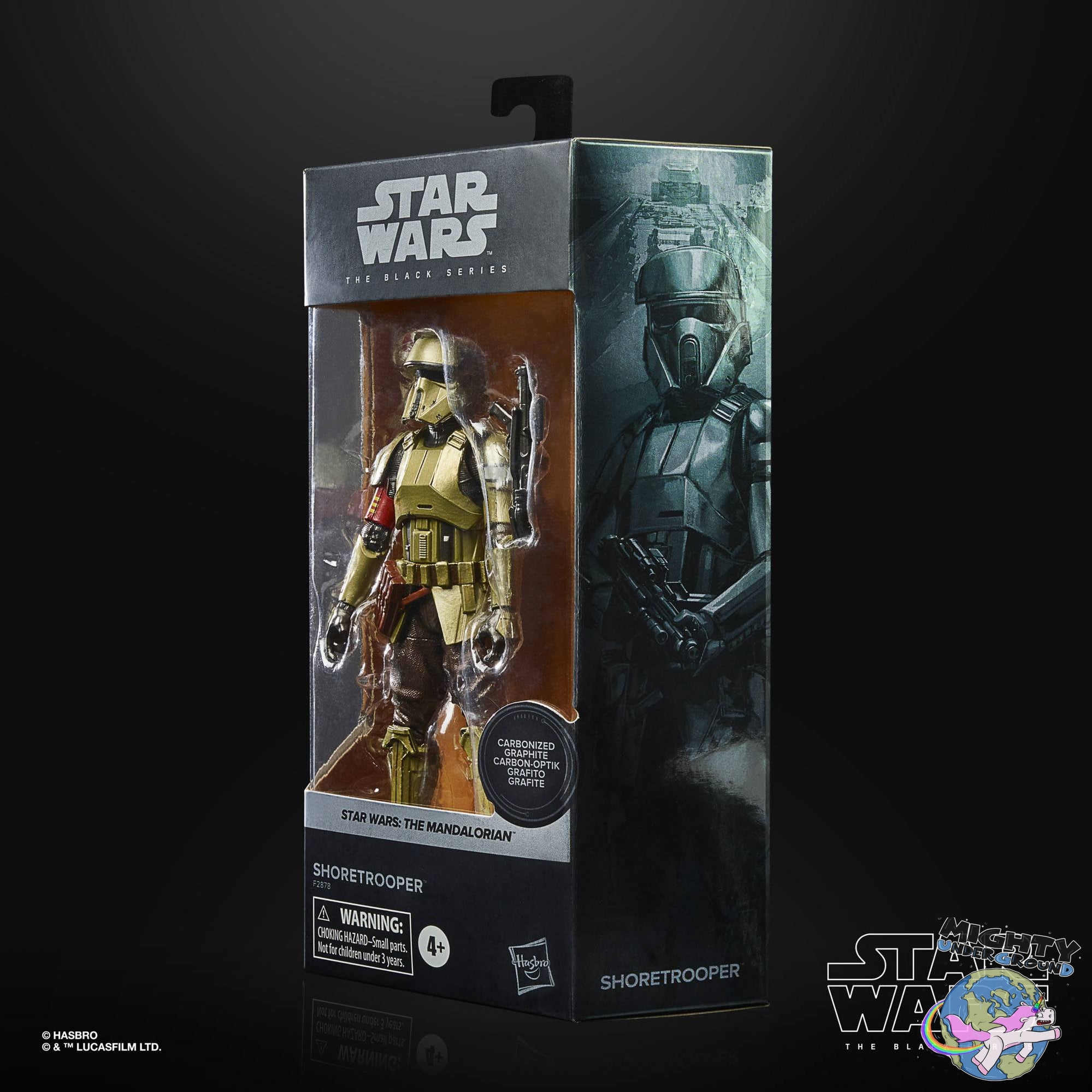 Star Wars Black Series: The Mandalorian - Shoretrooper (Carbonized)-Actionfiguren-Hasbro-Mighty Underground