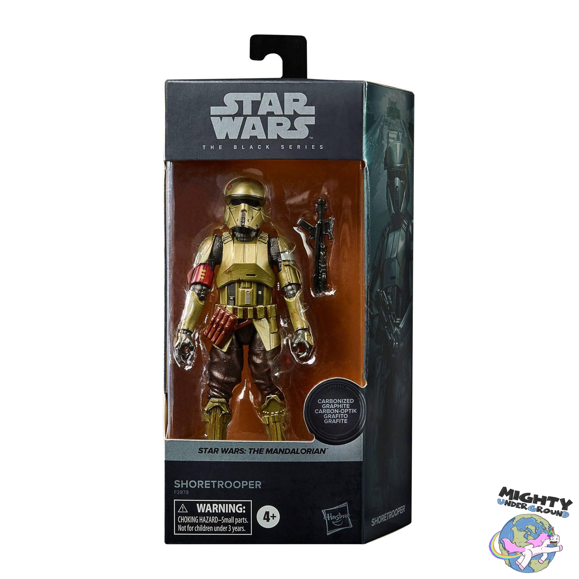 Star Wars Black Series: The Mandalorian - Shoretrooper (Carbonized)-Actionfiguren-Hasbro-Mighty Underground