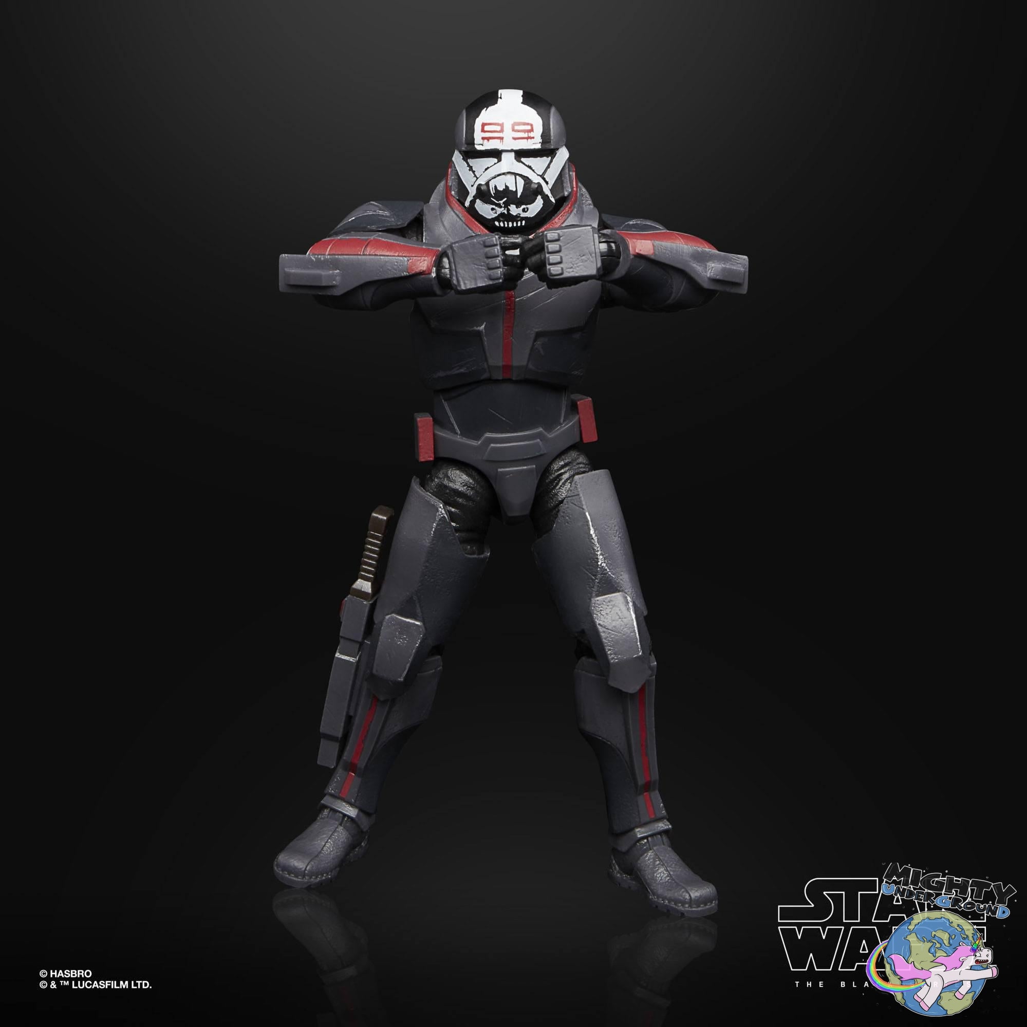 Star Wars Black Bad Batch Wrecker (The Clone Wars) VORBESTELLUNG!-Actionfiguren-Hasbro-Mighty Underground