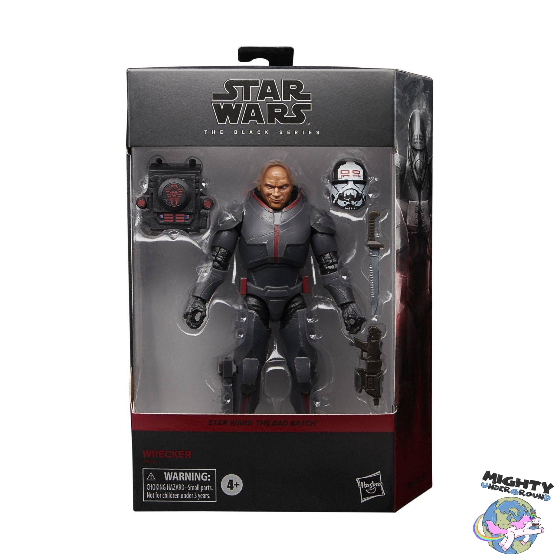 Star Wars Black Bad Batch Wrecker (The Clone Wars) VORBESTELLUNG!-Actionfiguren-Hasbro-Mighty Underground