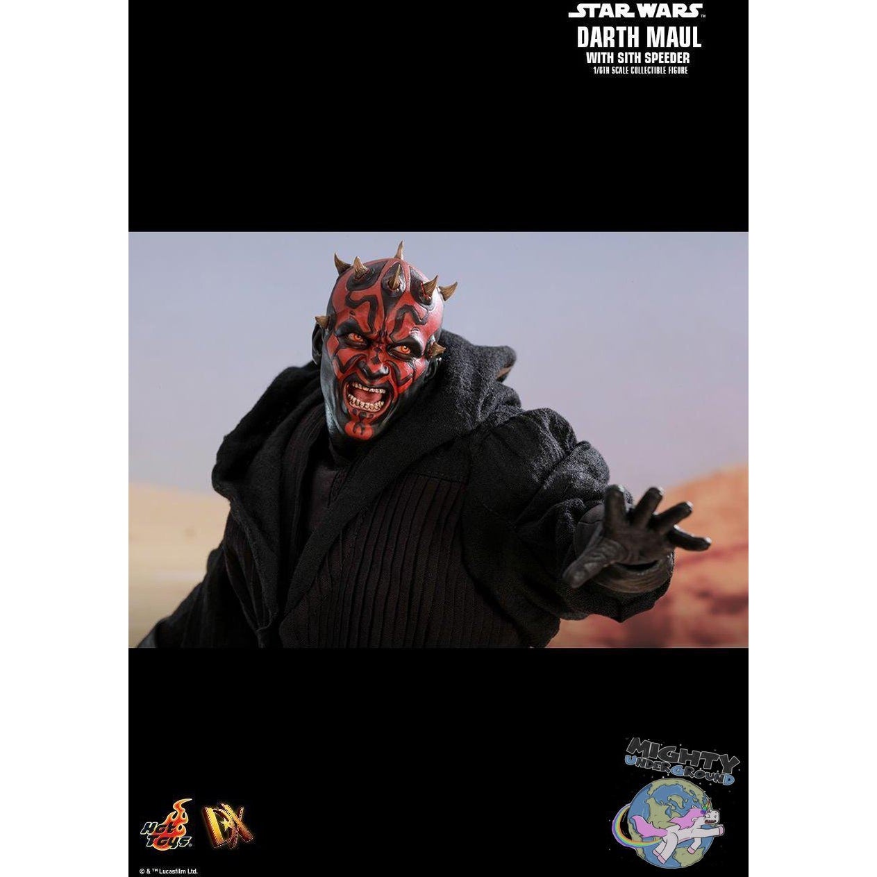 Star Wars: Darth Maul with Sith Speeder (EP 1) 1/6-Actionfiguren-Hot Toys-Mighty Underground