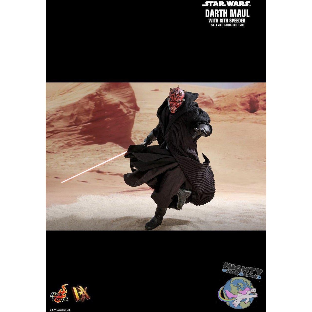 Star Wars: Darth Maul with Sith Speeder (EP 1) 1/6-Actionfiguren-Hot Toys-Mighty Underground