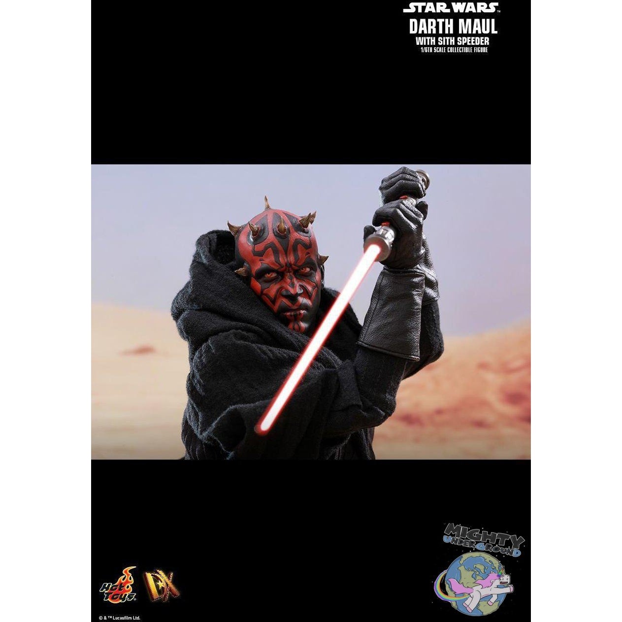 Star Wars: Darth Maul with Sith Speeder (EP 1) 1/6-Actionfiguren-Hot Toys-Mighty Underground