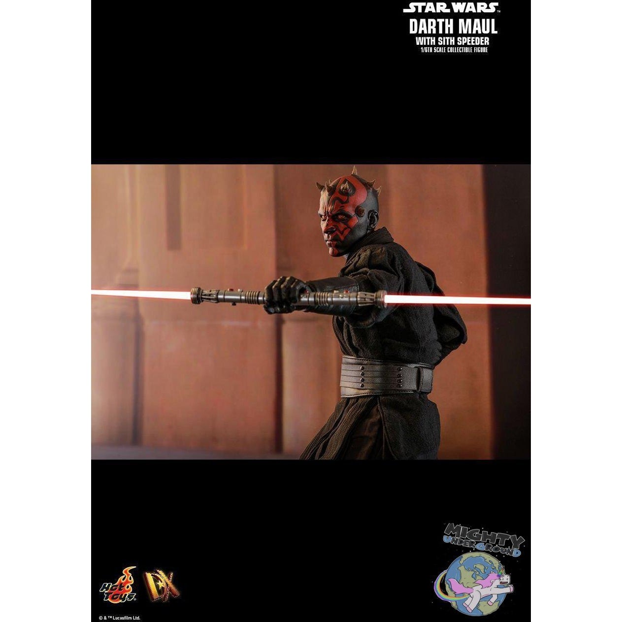 Star Wars: Darth Maul with Sith Speeder (EP 1) 1/6-Actionfiguren-Hot Toys-Mighty Underground