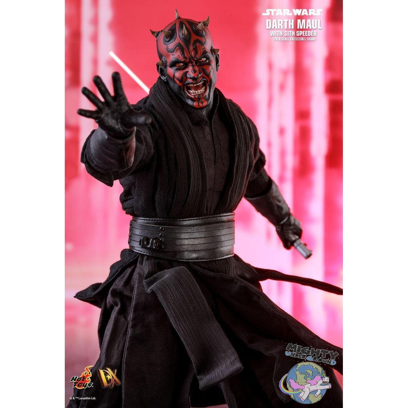 Star Wars: Darth Maul with Sith Speeder (EP 1) 1/6-Actionfiguren-Hot Toys-Mighty Underground