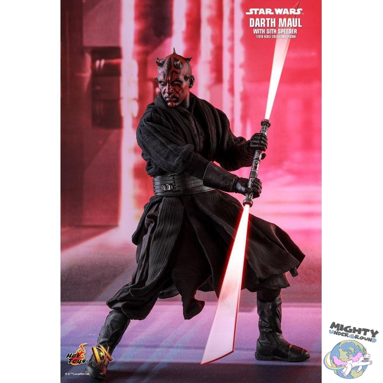 Star Wars: Darth Maul with Sith Speeder (EP 1) 1/6-Actionfiguren-Hot Toys-Mighty Underground