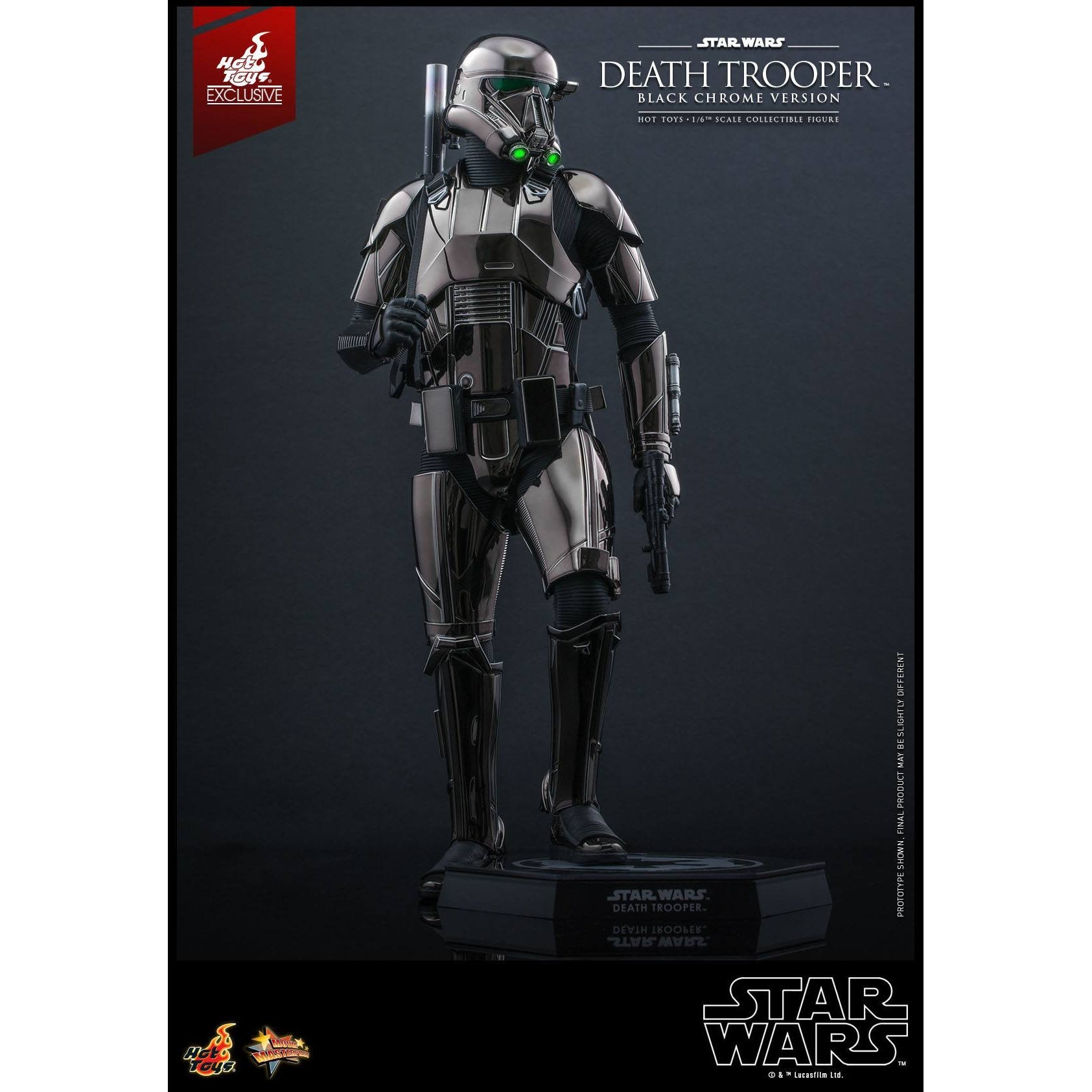 Star Wars: Death Trooper (Black Chrome 2022 Convention Exclusive) 1/6-Actionfiguren-Hot Toys-Mighty Underground