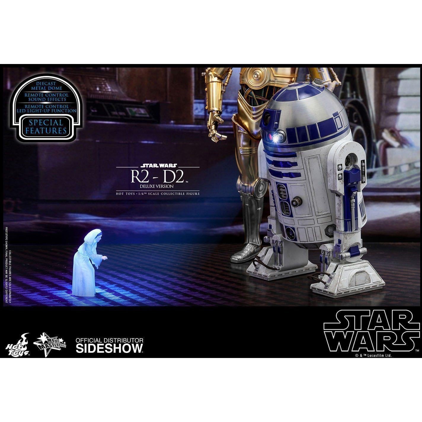 Star Wars: Deluxe R2-D2 1/6-Actionfiguren-Hot Toys-Mighty Underground