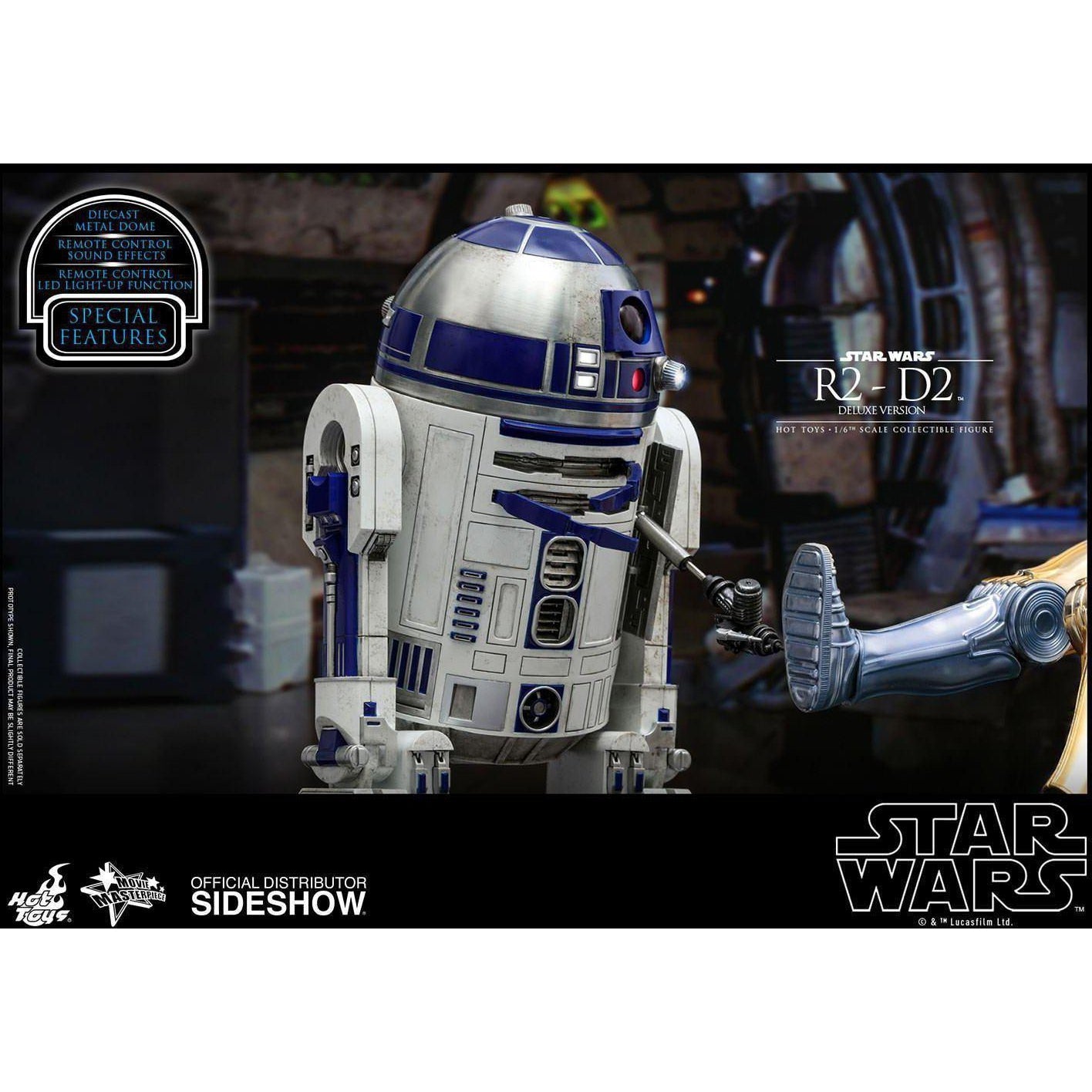 Star Wars: Deluxe R2-D2 1/6-Actionfiguren-Hot Toys-Mighty Underground